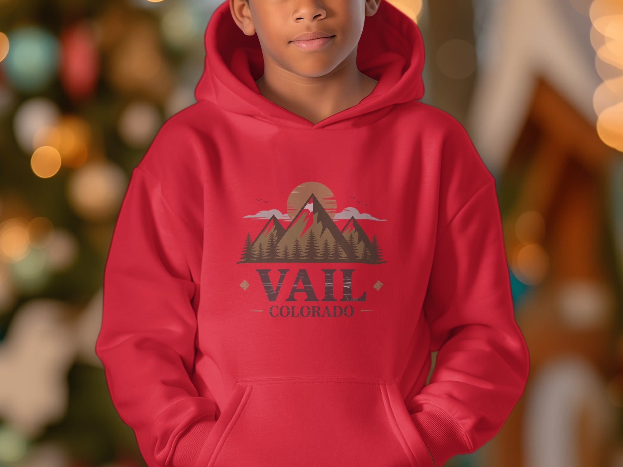 Vail Colorado Mountains Hoodie Perfect Winter Product