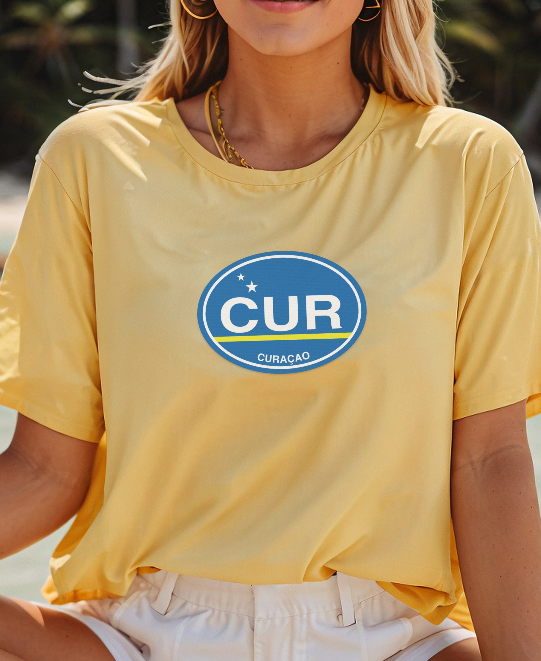 Curacao buildings, jazz vibes, North Sea Jazz Fest womens t-shirt