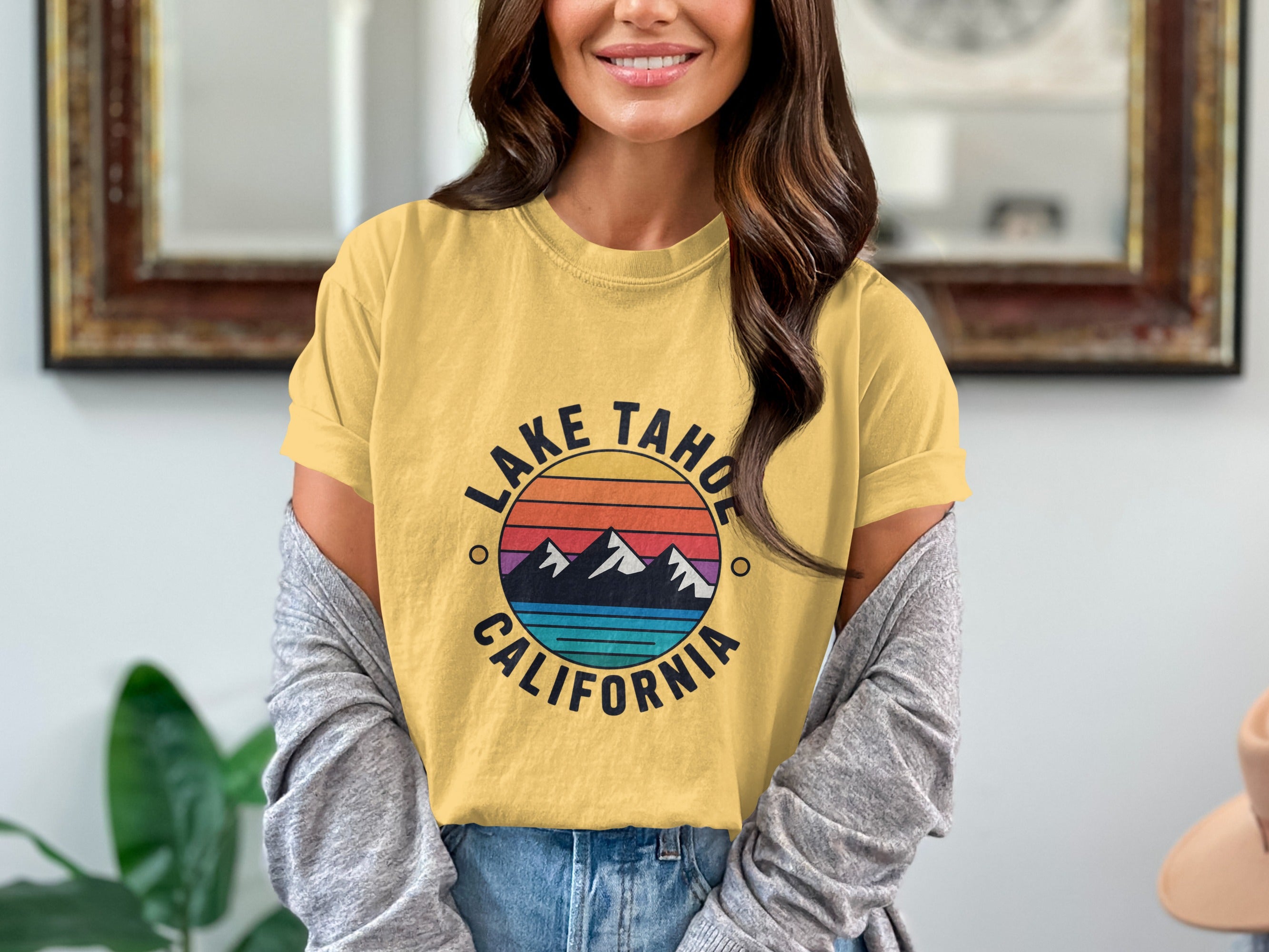 Lake Tahoe California Scenic Graphic T-Shirt product type