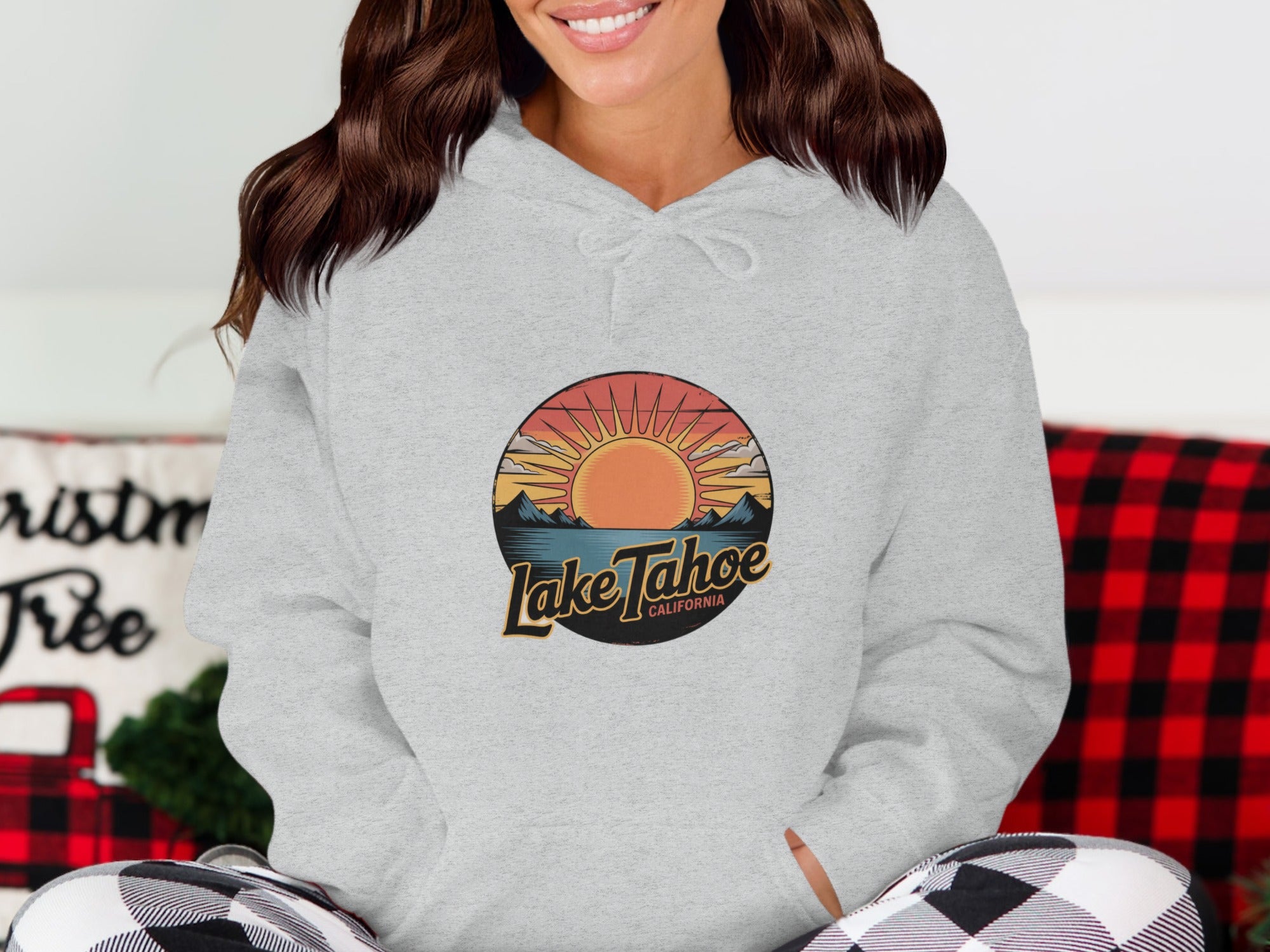 Lake Tahoe California Sunset Hoodie