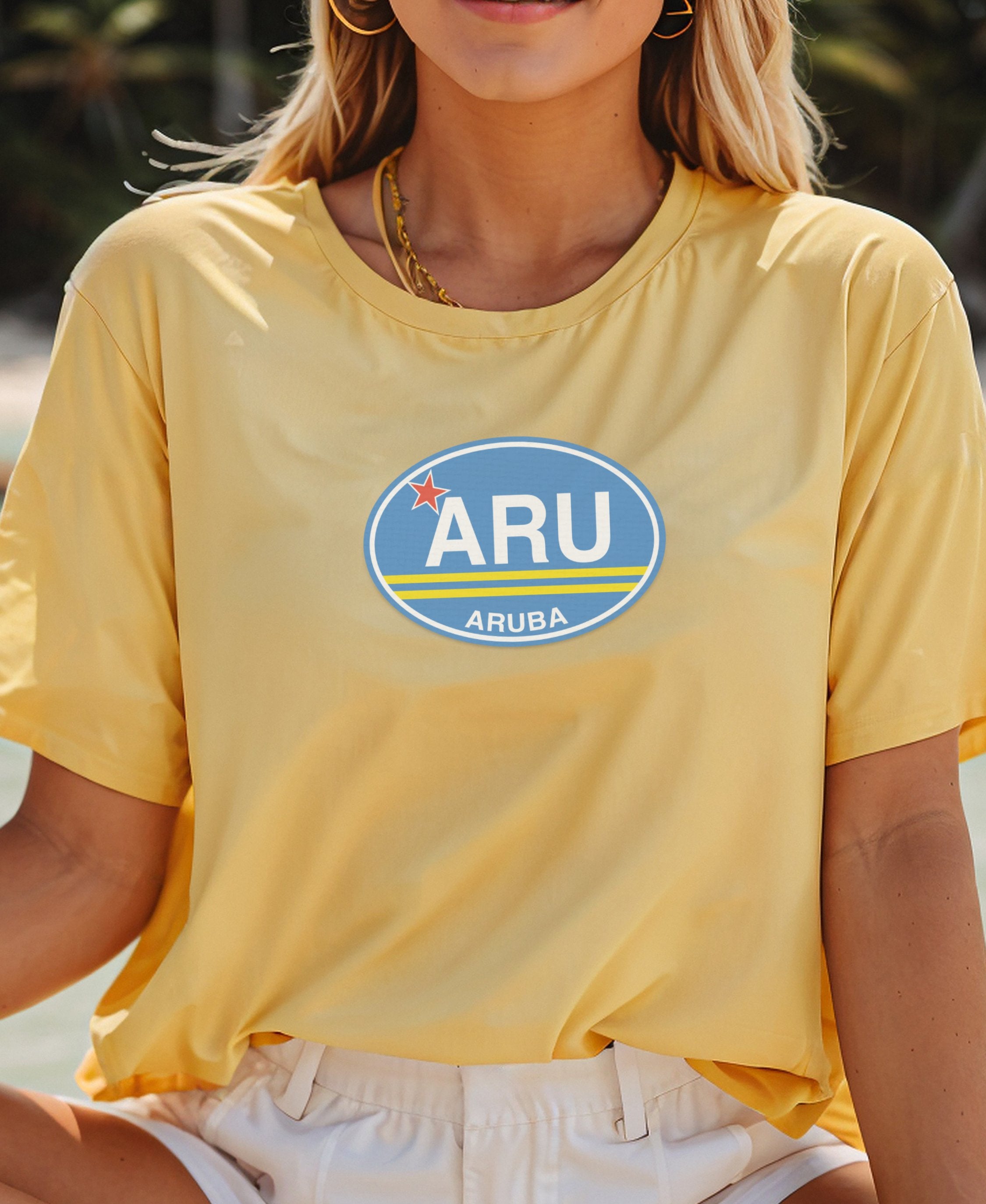Aruba Eagle Beach, cacti dunes, Carnival womens t-shirt