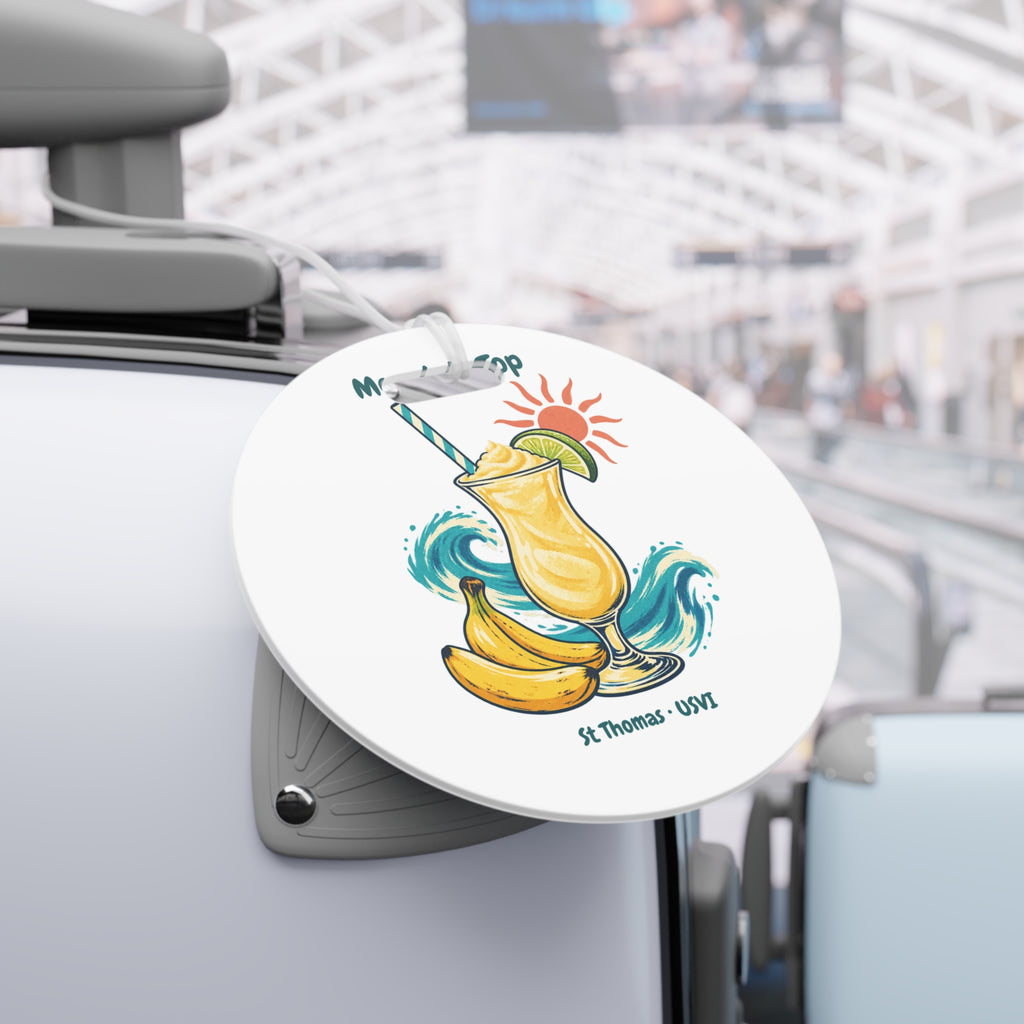 Mountain Top St. Thomas USVI Double-Sided Luggage Tag