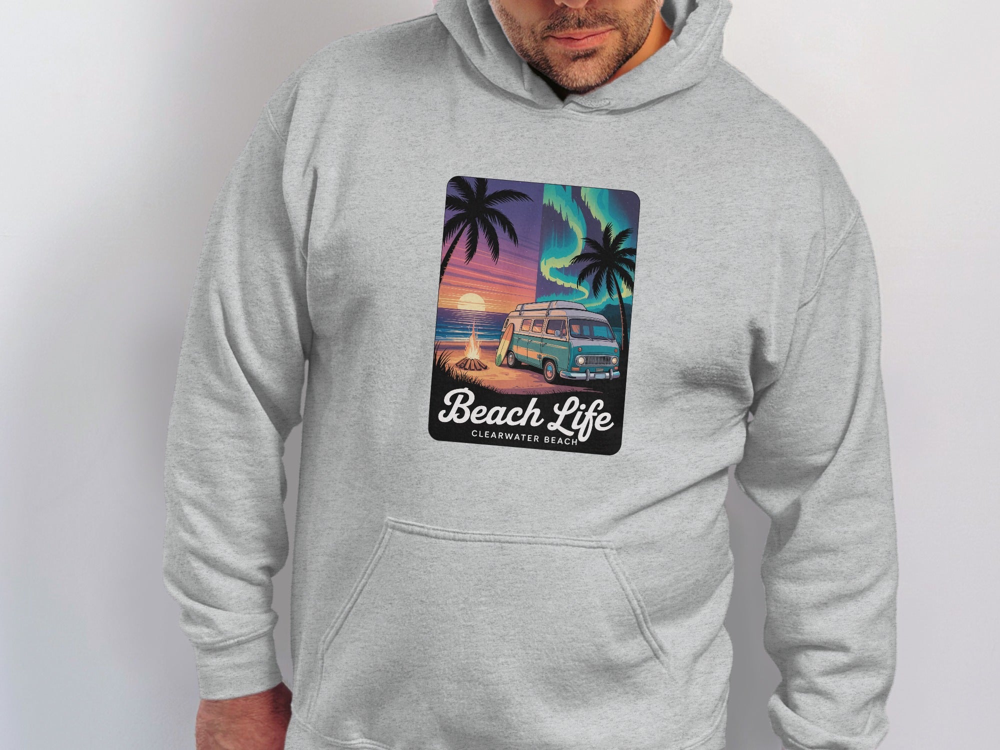 Beach Life Clearwater Beach Graphic Hoodie product