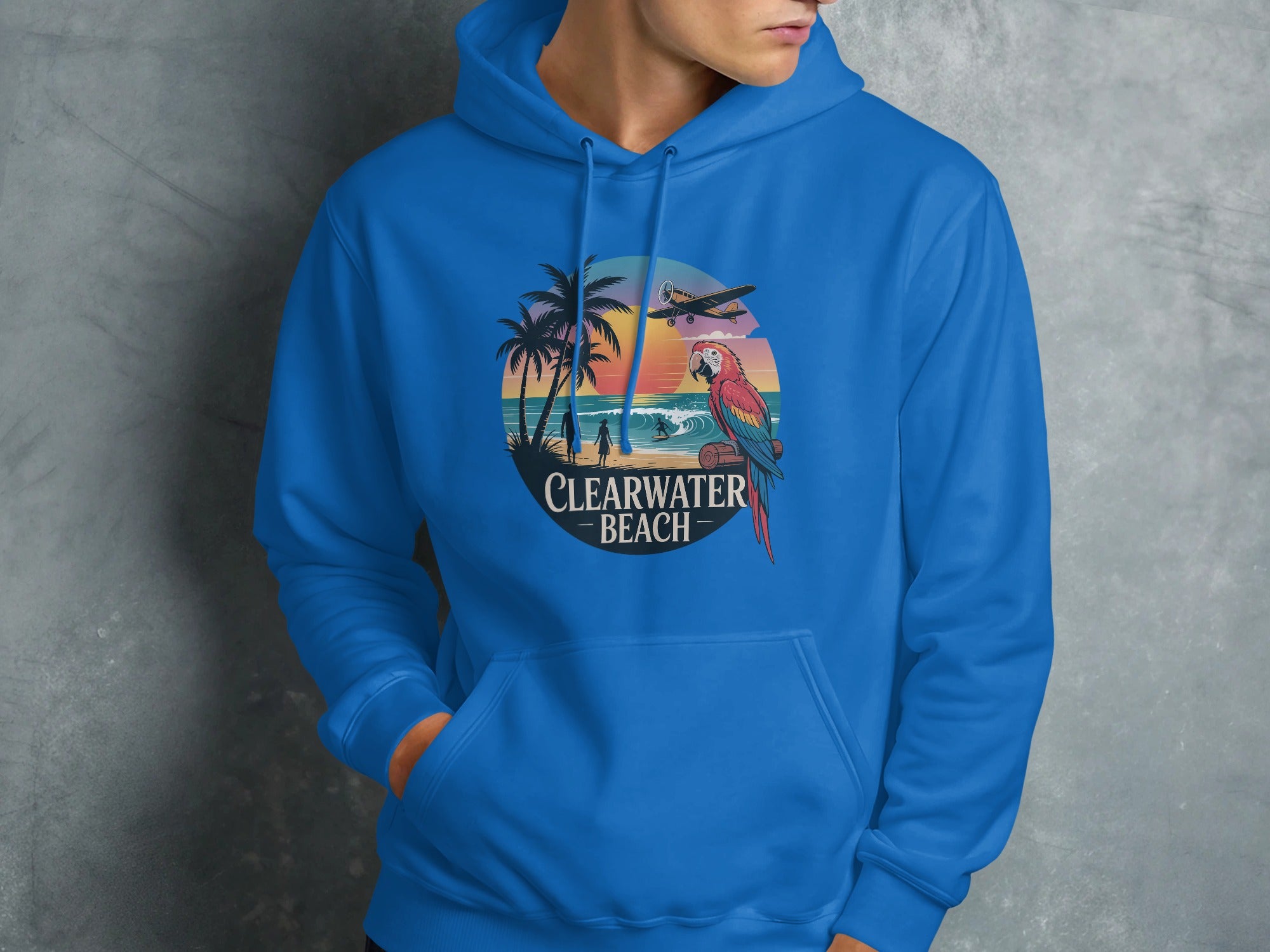 Clearwater Beach Tropical Design Hoodie product