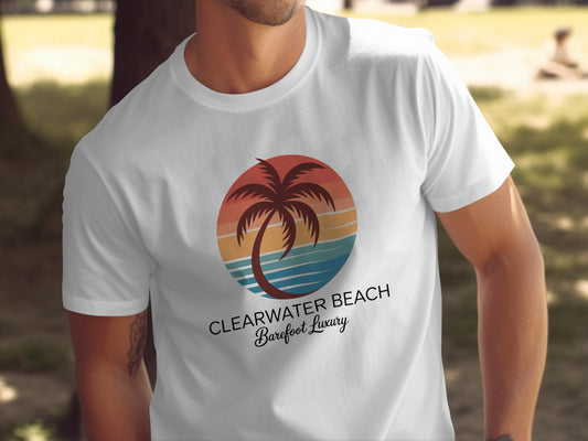 Clearwater Beach Barefoot Luxury Graphic T-shirt product