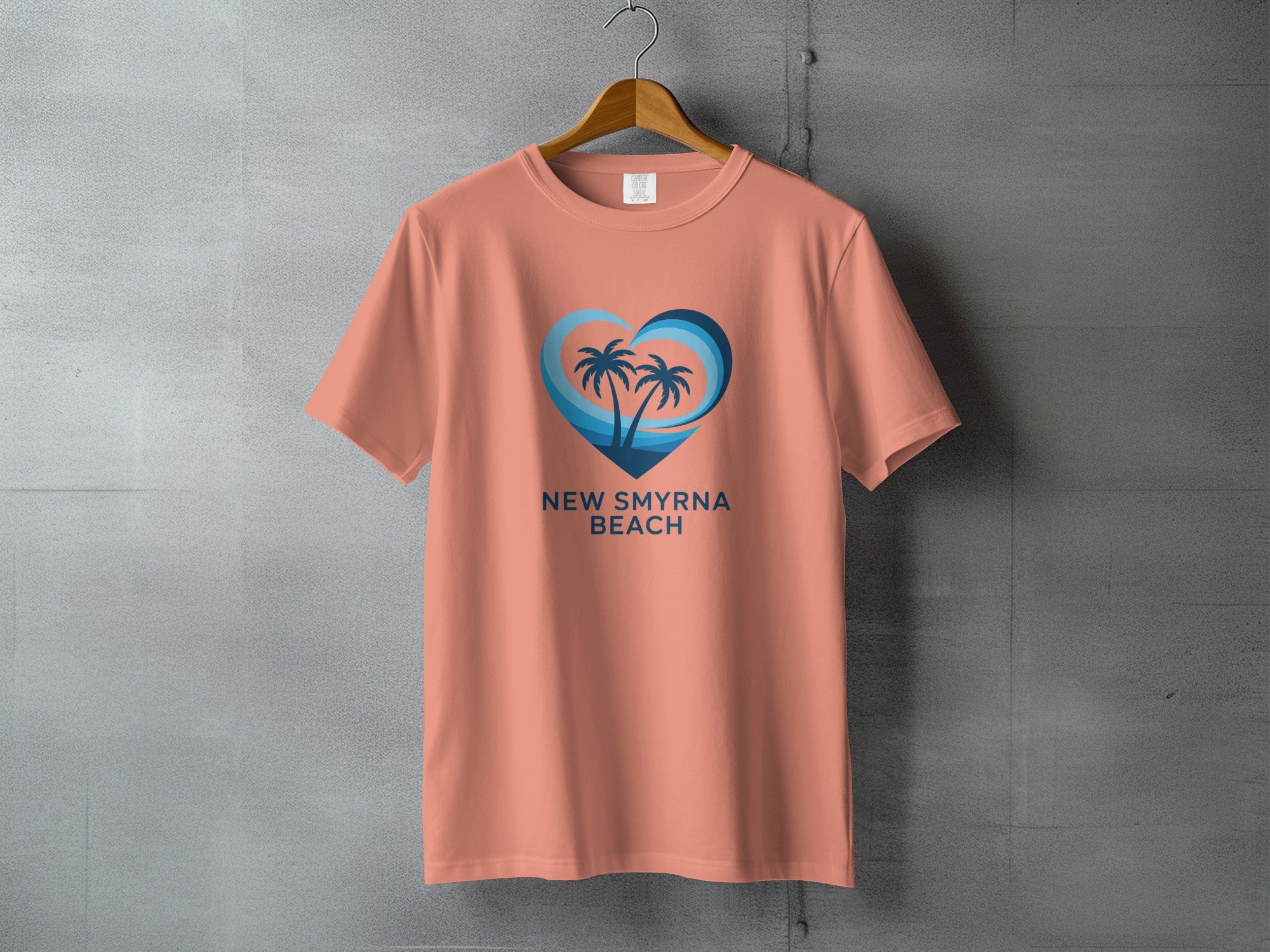 New Smyrna Beach Graphic Heart Logo T-Shirt product
