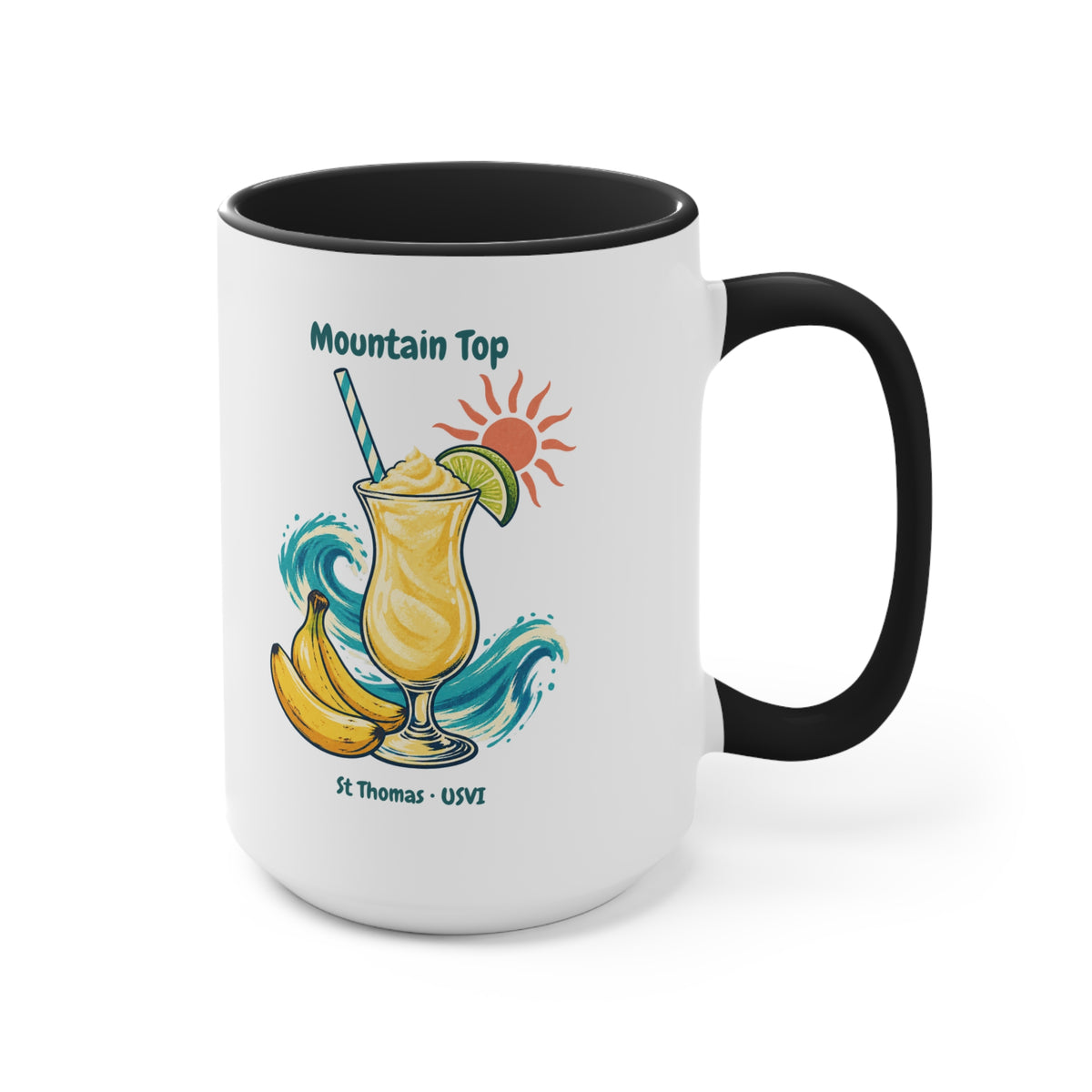 Mountain Top St. Thomas USVI Accent Coffee Mug