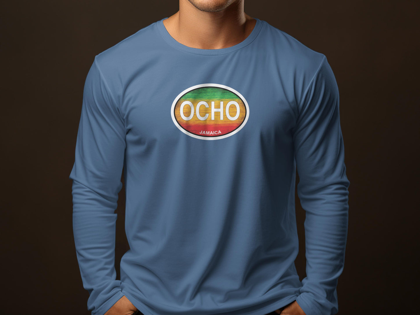 Ocho Rios Jazz Festival, Rebel Salute, Ocho Rios Seafood Festival Mens Long Sleeve T-Shirt tee