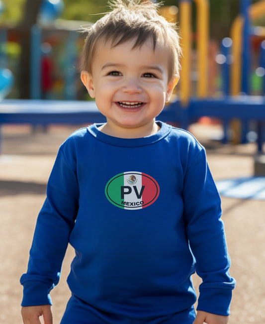 Puerto Vallarta boat trams to Las Caletas Beach Toddler Long Sleeve T-Shirt