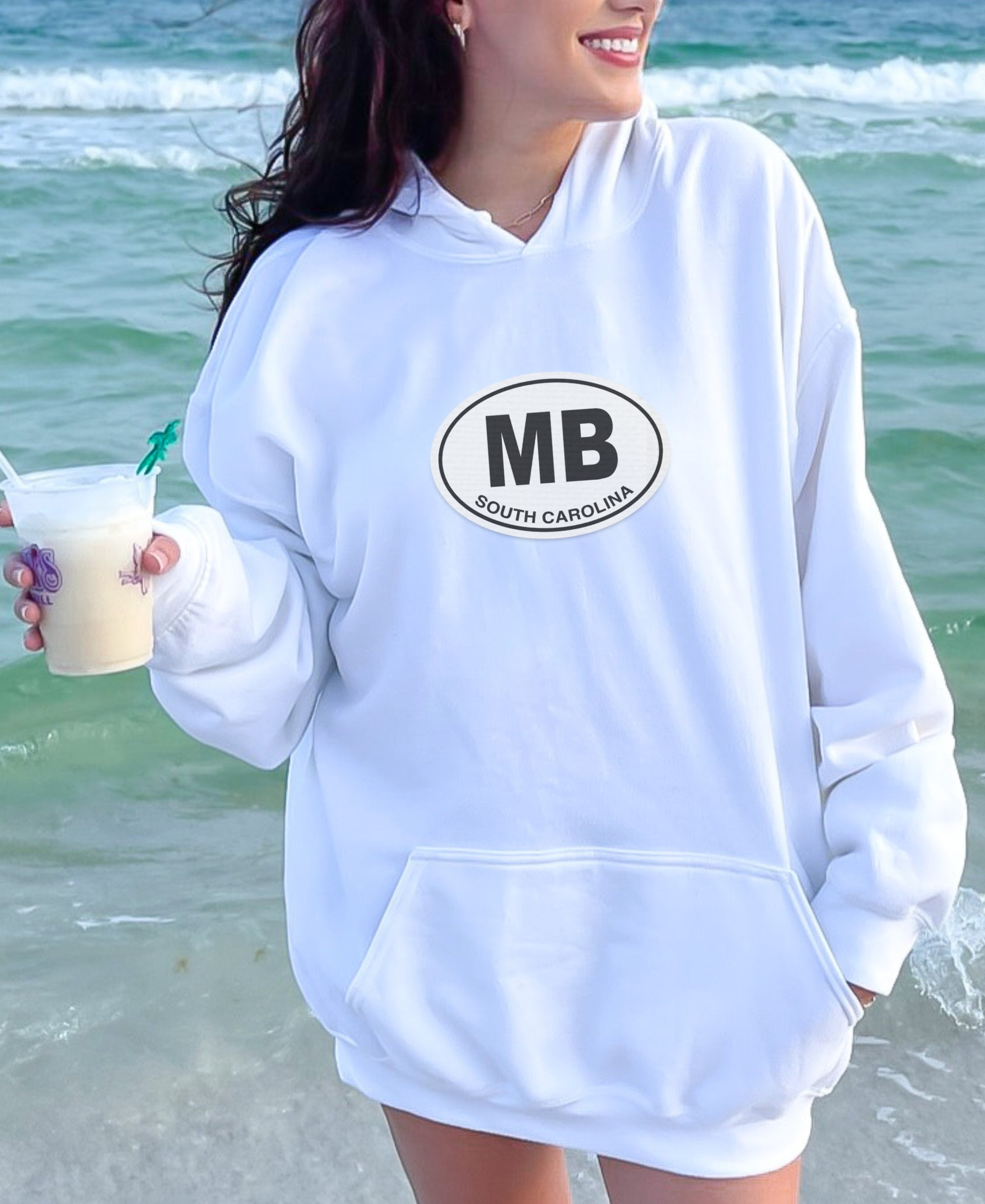 Myrtle Beach Nights & Concert Lights Womens Hoodie