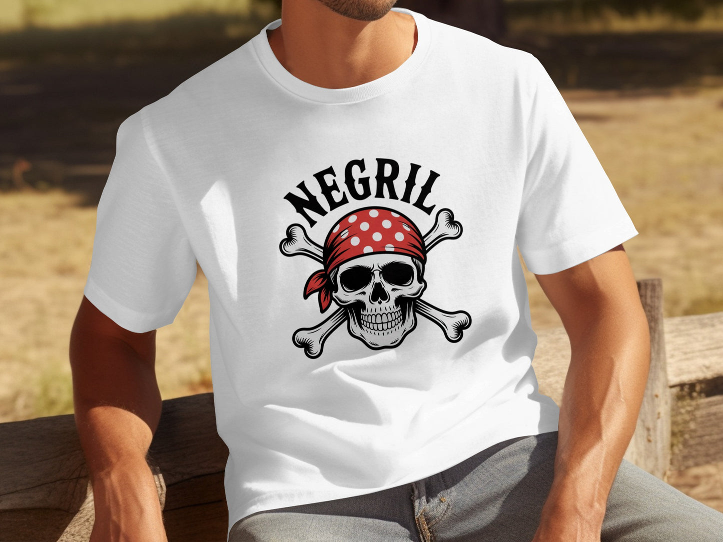 Skull and Crossbones Negril T-Shirt product type