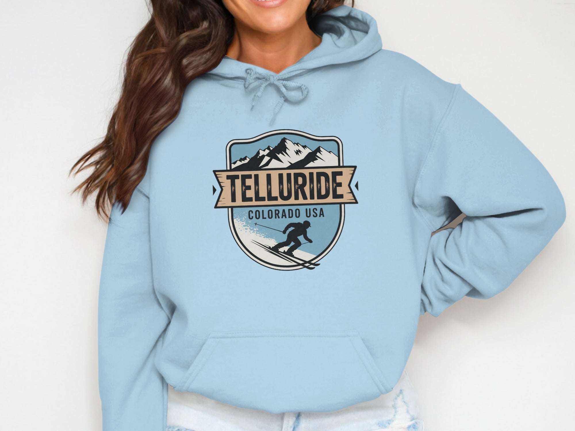 Telluride Womens Hoodies Telluride Colorado USA Skiing