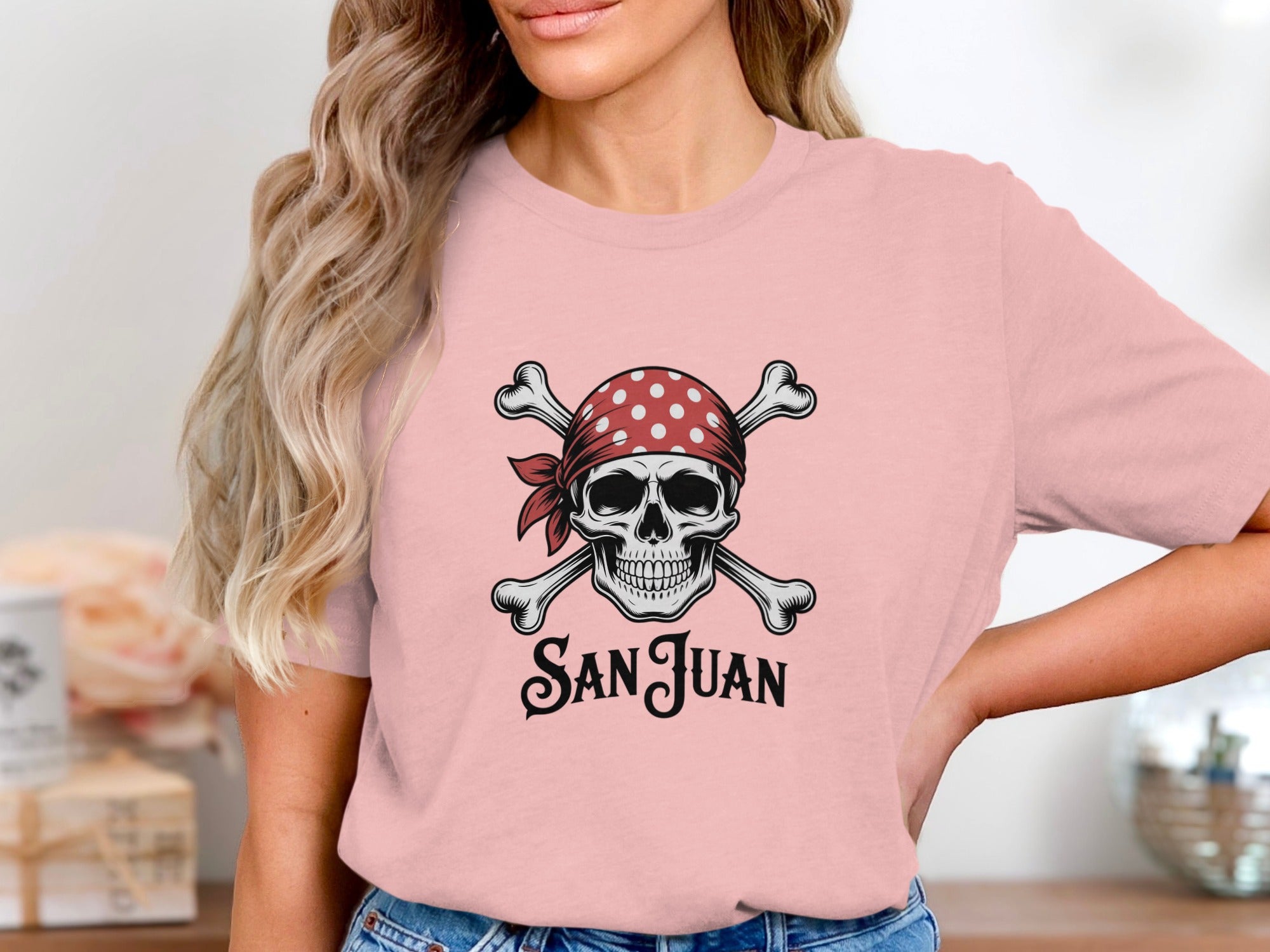 San Juan Skull with Crossbones Graphic Tee product type