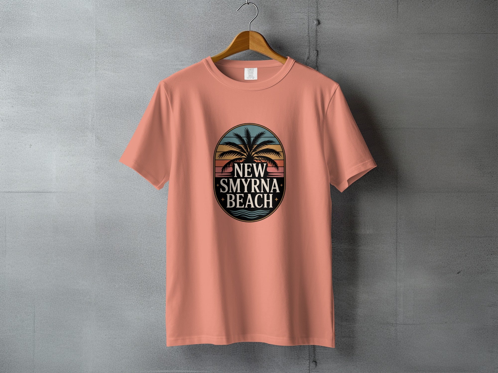 New Smyrna Beach Palm Trees Graphic T Shirt product