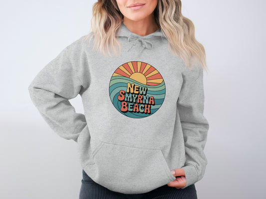 Retro New Smyrna Beach Hoodie Sweatshirt product type