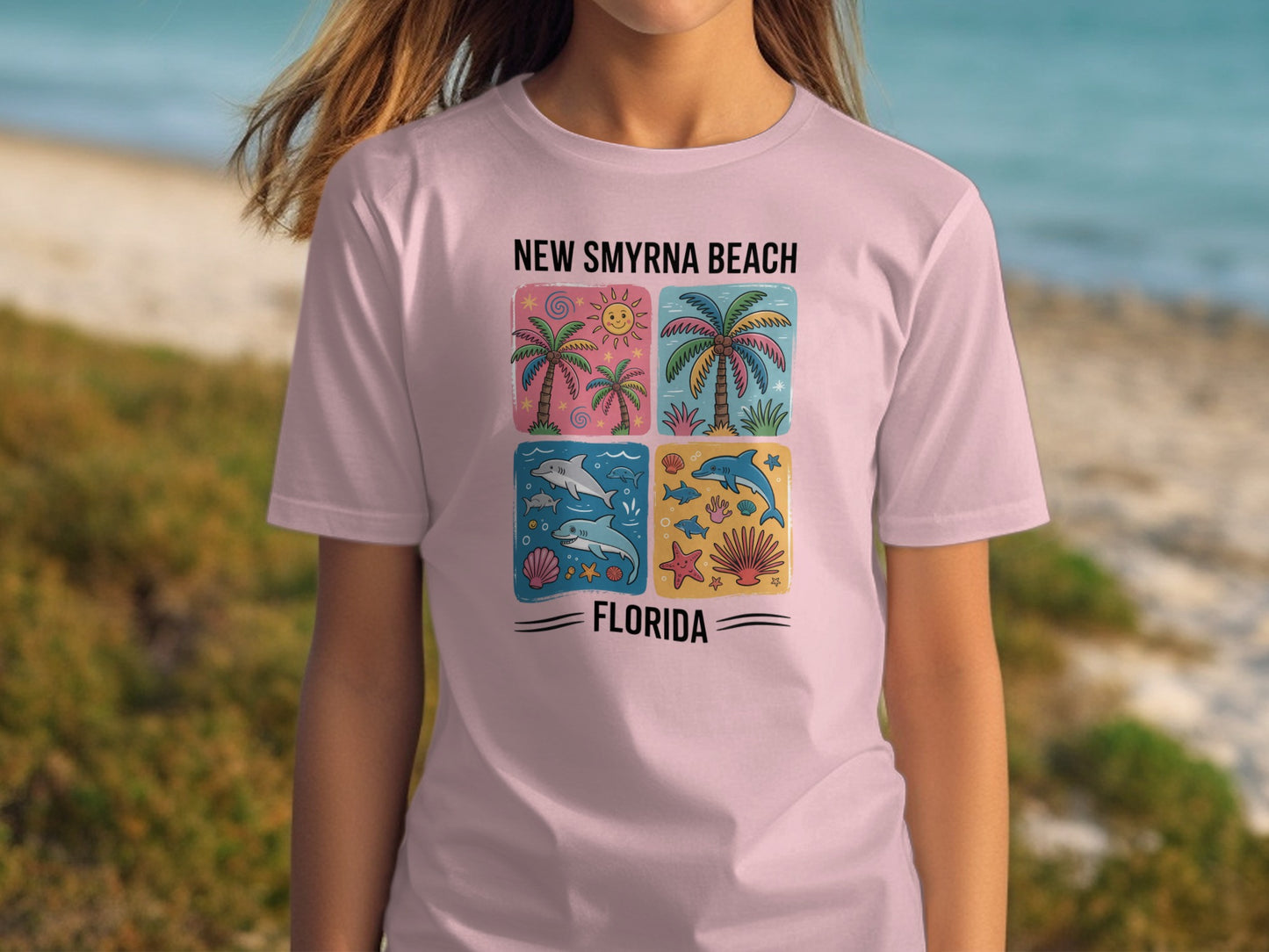 New Smyrna Beach Florida Graphic T-Shirt product type