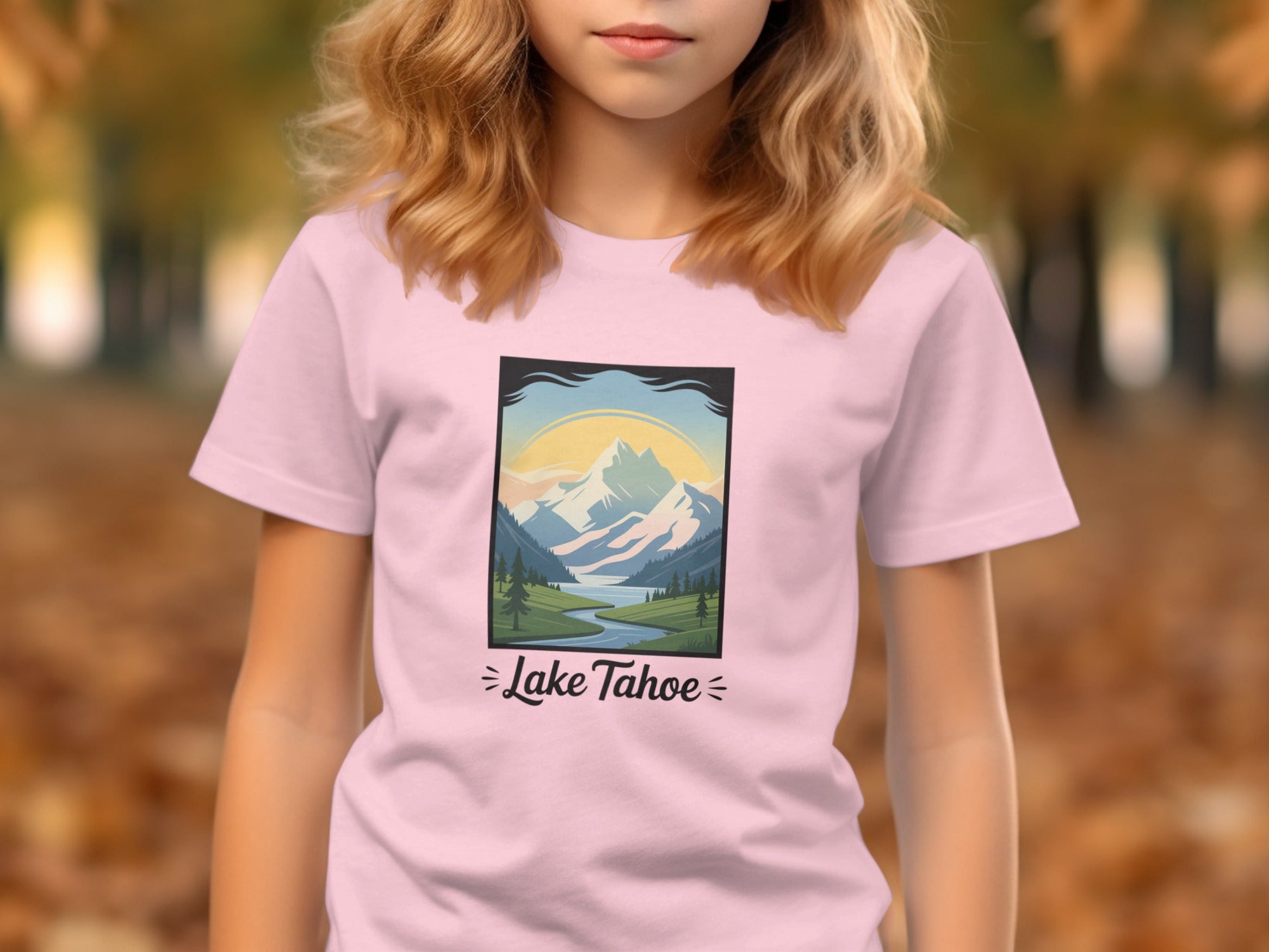 Lake Tahoe Graphic Design Shirt