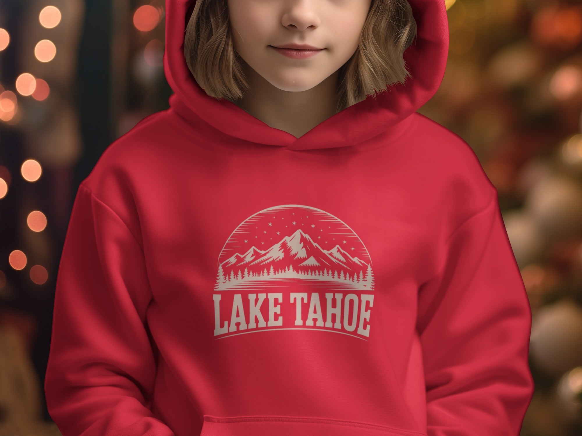 Red Lake Tahoe Casual Fashion Hoodie