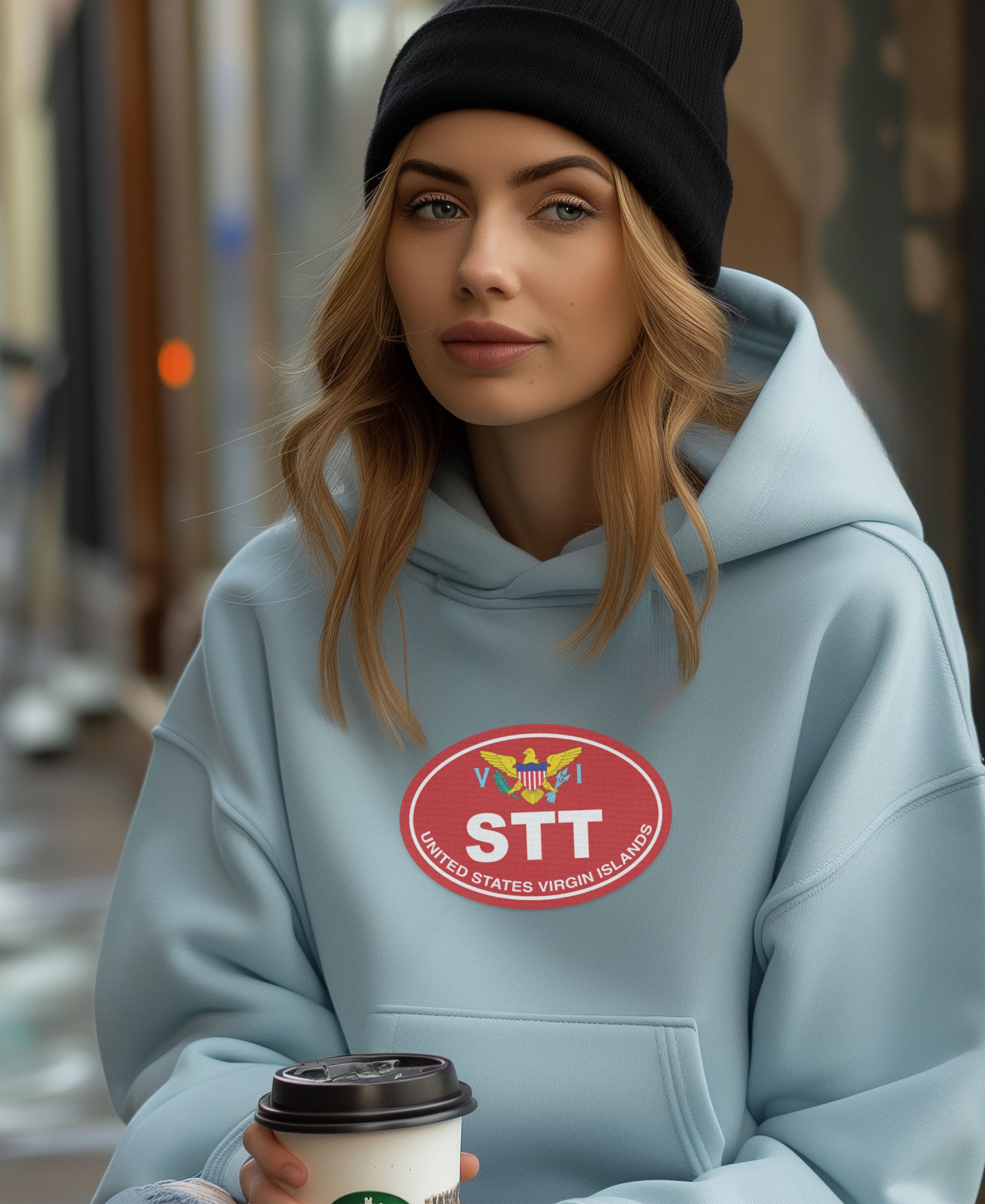 St Thomas Sunset Sails & Music Days Womens Hoodie