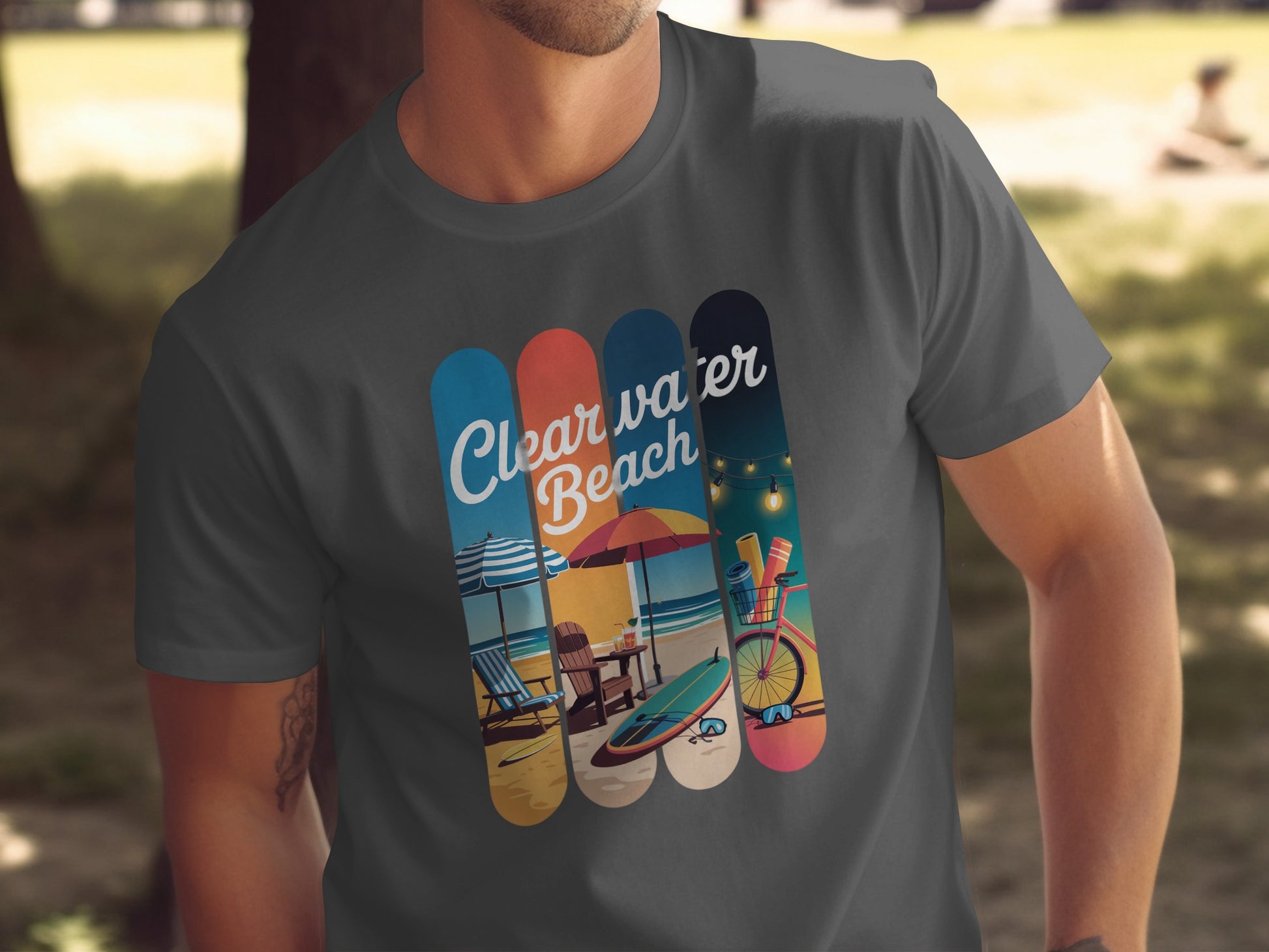 Clearwater Beach Graphic Printed T-shirt product type