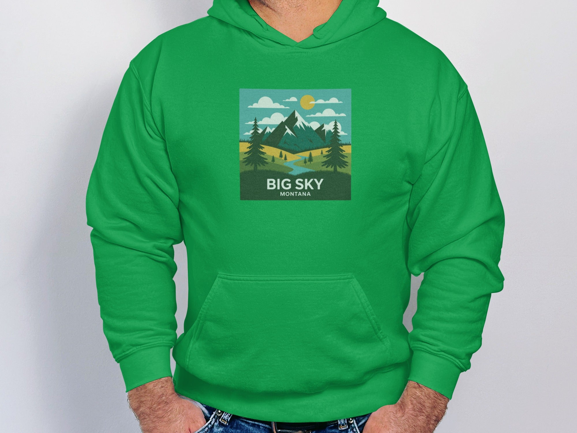 Big Sky Montana Hoodie Perfect for Outdoor Lovers