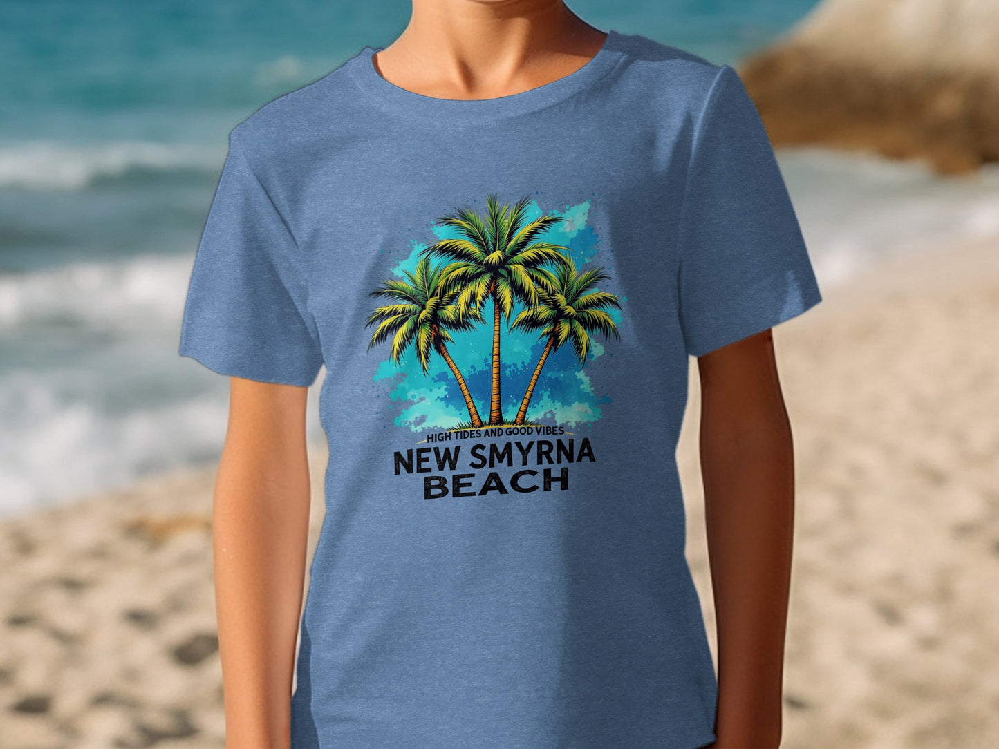 New Smyrna Beach High Tides and Vibes T-Shirt product