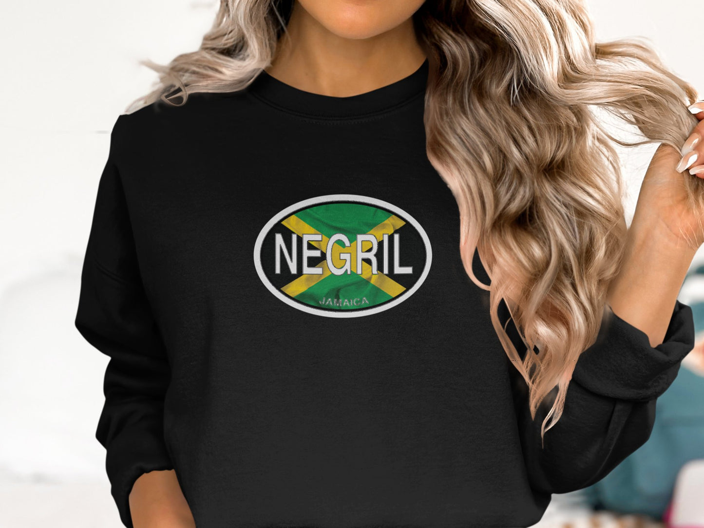 Negril Womens Sweatshirt Black