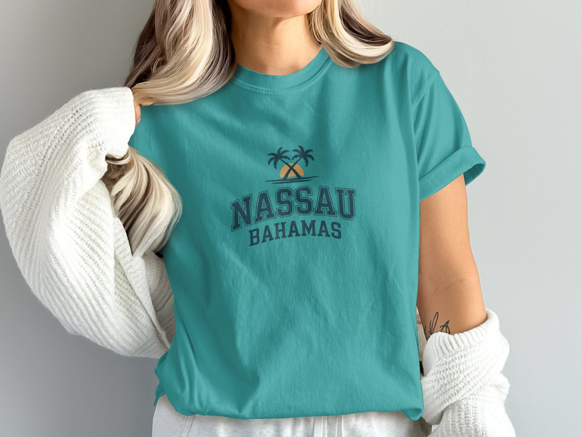 Nassau Bahamas Graphic T-Shirt Casual Wear Product Type