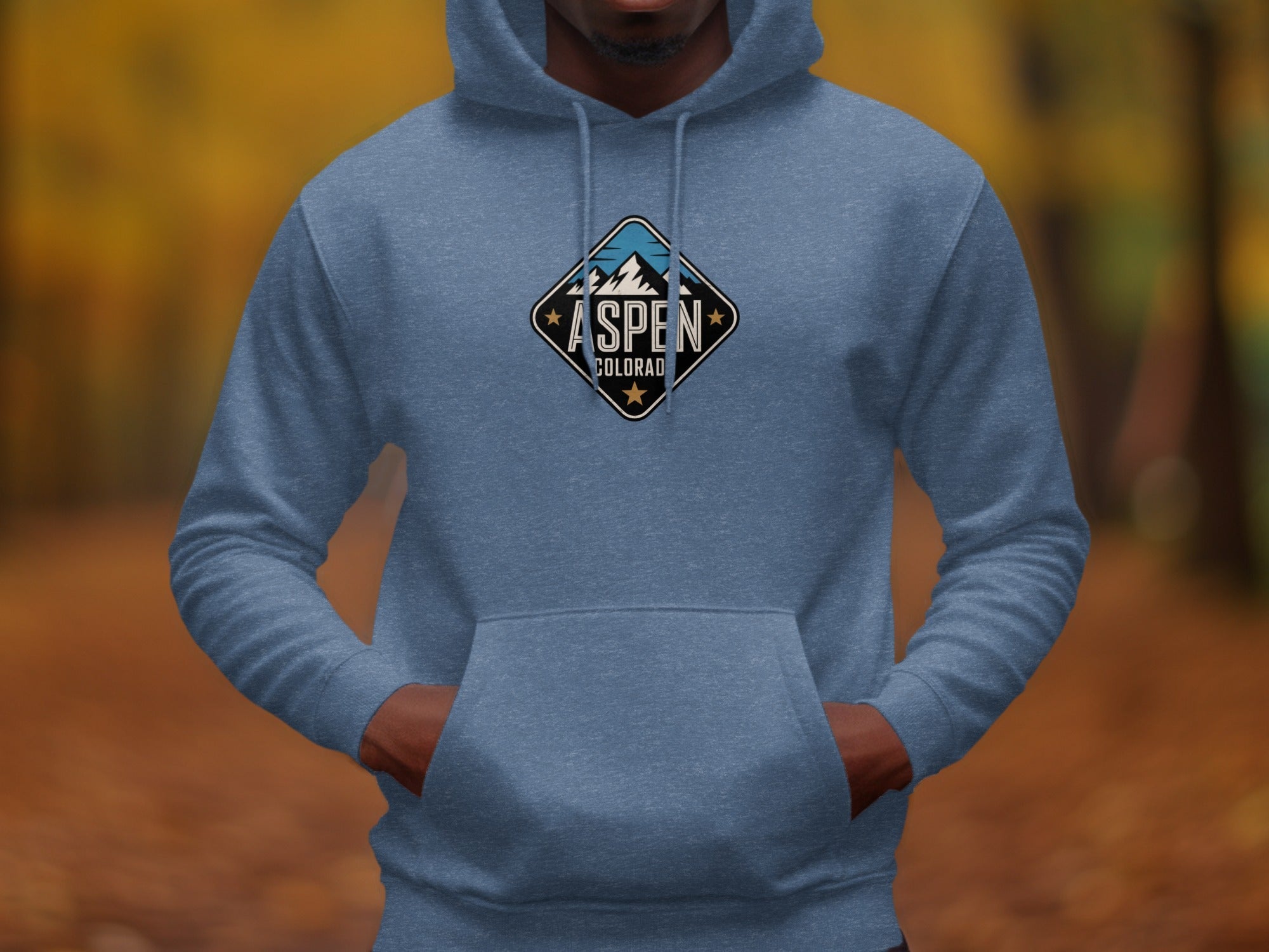 Aspen Colorado Blue Hoodies Unique Design product