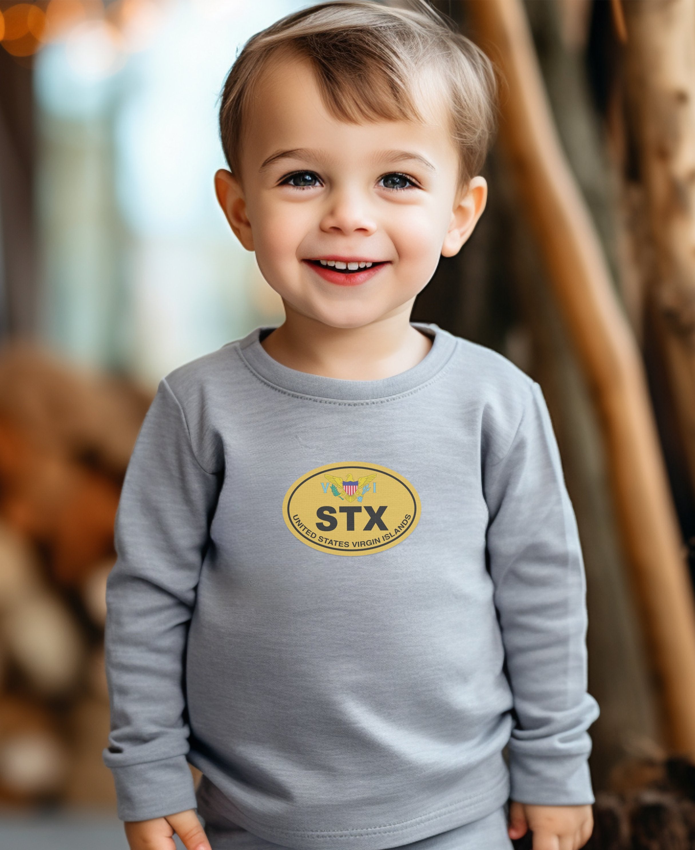 St Croix snorkeling at Buck Island National Reef Toddler Long Sleeve T-Shirt