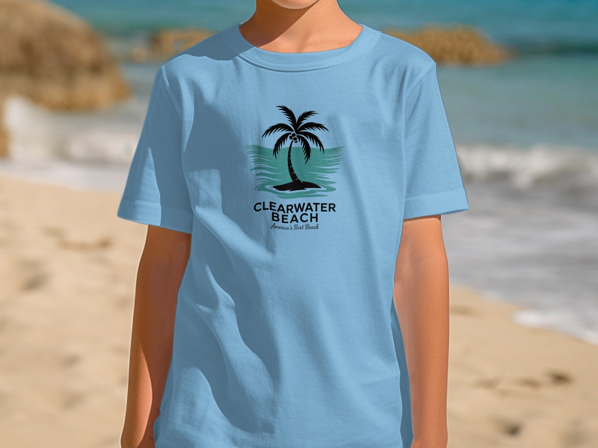 Clearwater Beach Graphic Print T-Shirt product
