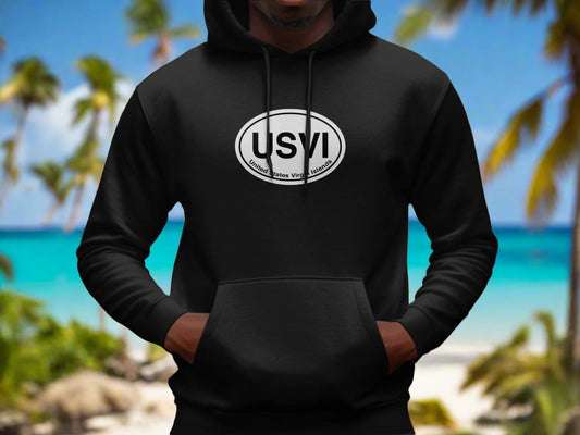 USVI Mens Vacation Travel Hoodie Gift Souvenir 1 