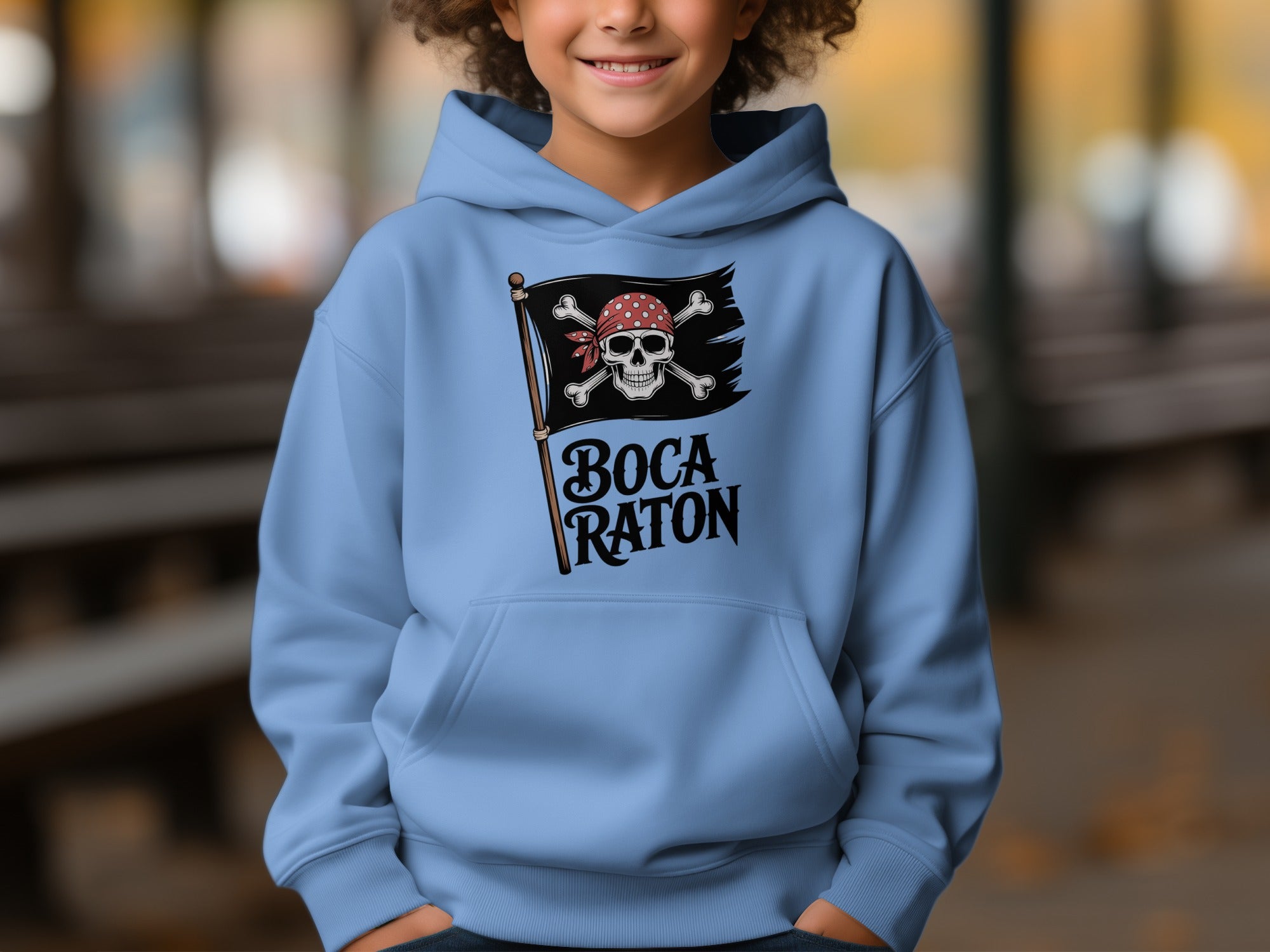 Skull and Crossbones Boca Raton Hoodie product