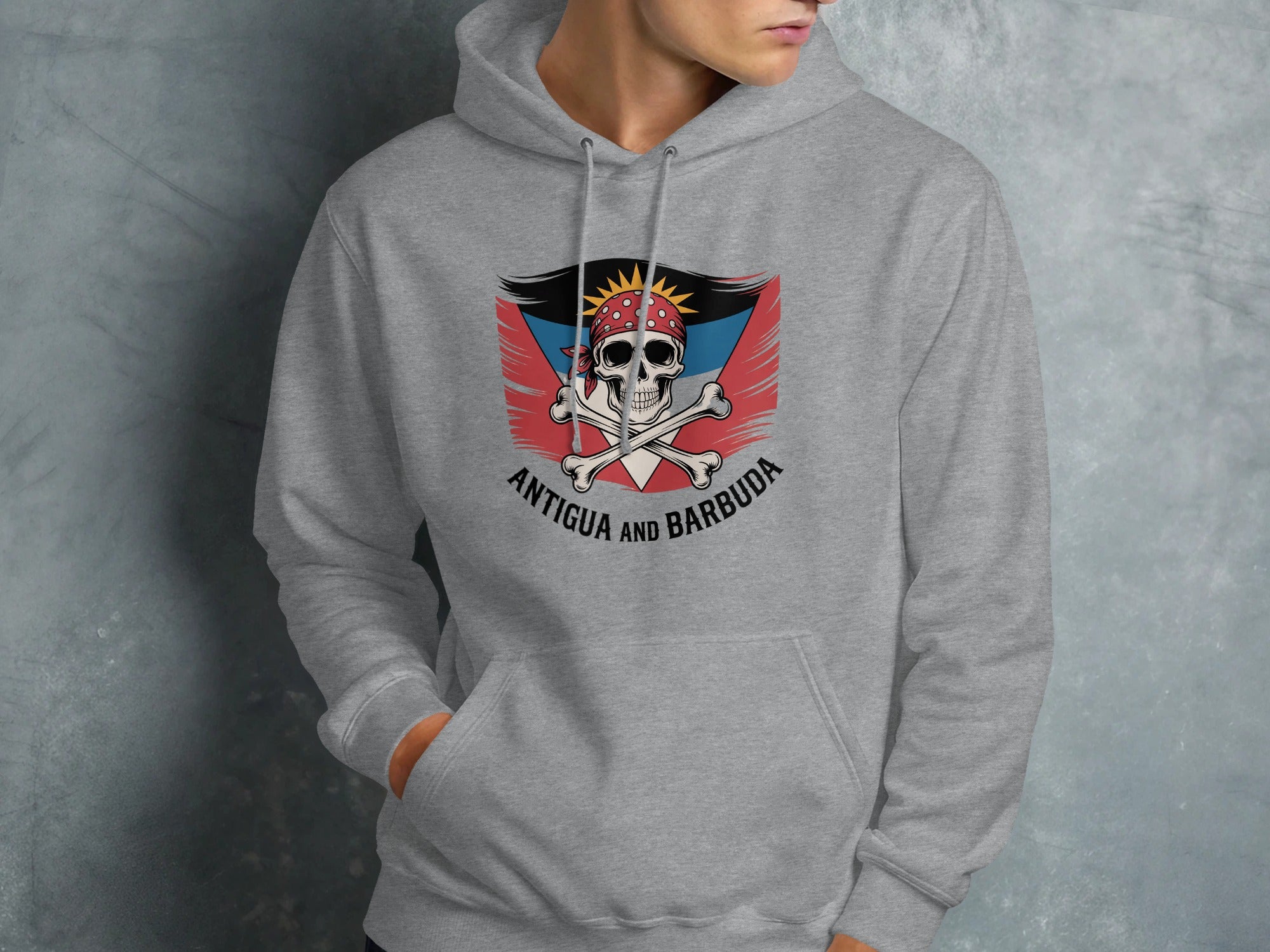 Antigua and Barbuda Skull Hoodie product type