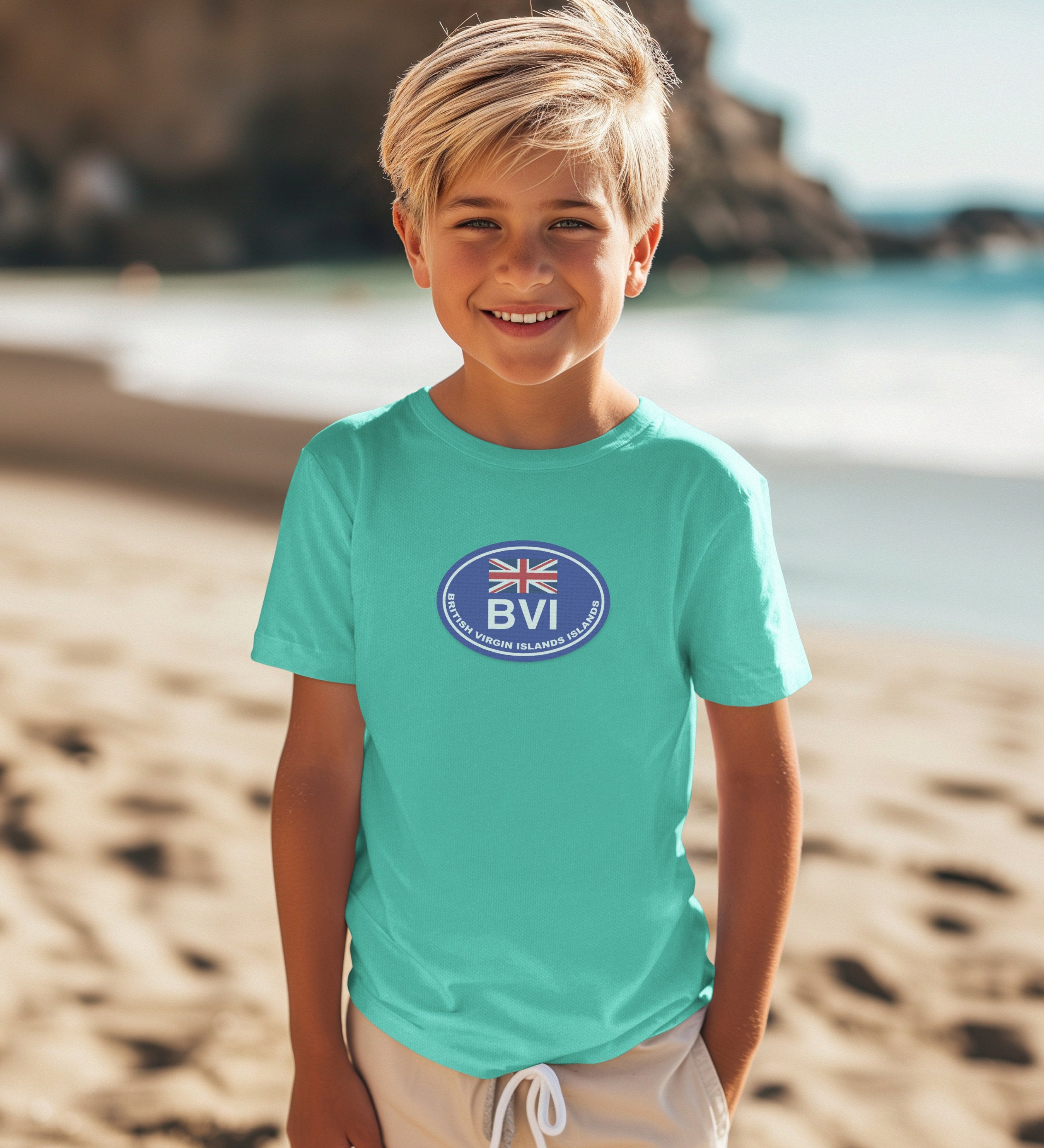 BVI gift for sailing the calm waters of Tortola youth clothing and travel souvenirs