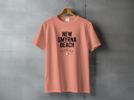 New Smyrna Beach Florida Peach T-Shirt product type