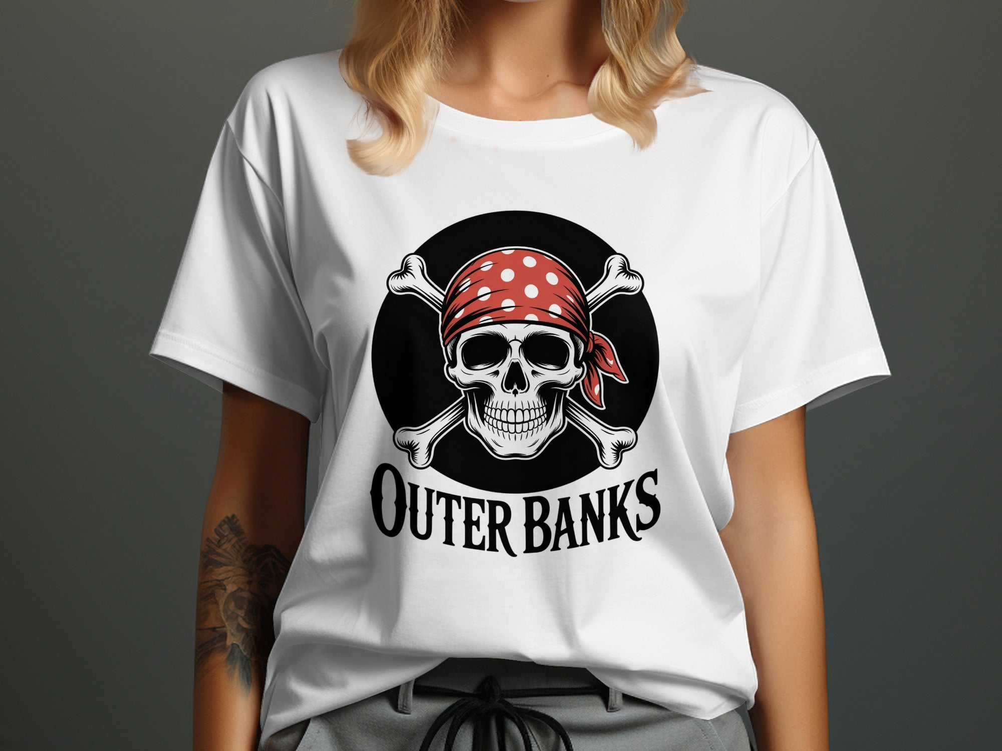 Outer Banks Pirate Skull Graphic Tee product