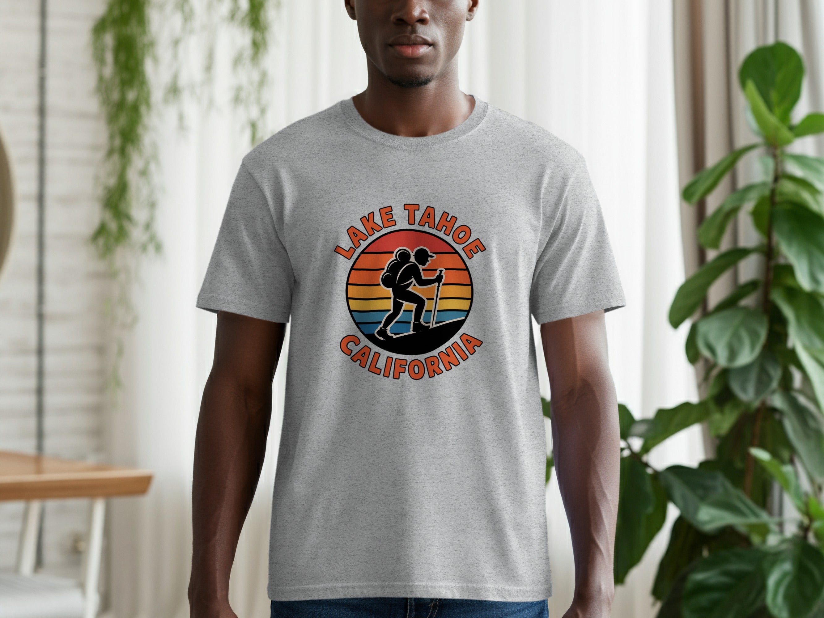 Lake Tahoe California Hiking Graphic T-shirt product type