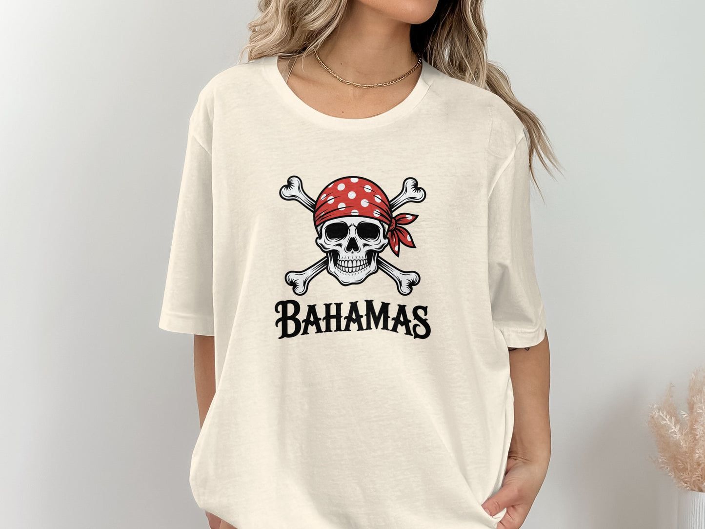 Bahamas Skull and Crossbones Graphic T-Shirt product