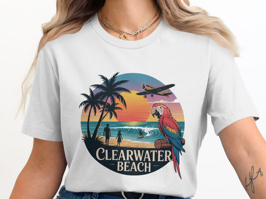 Clearwater Beach Scenic Graphic Tee Shirt product