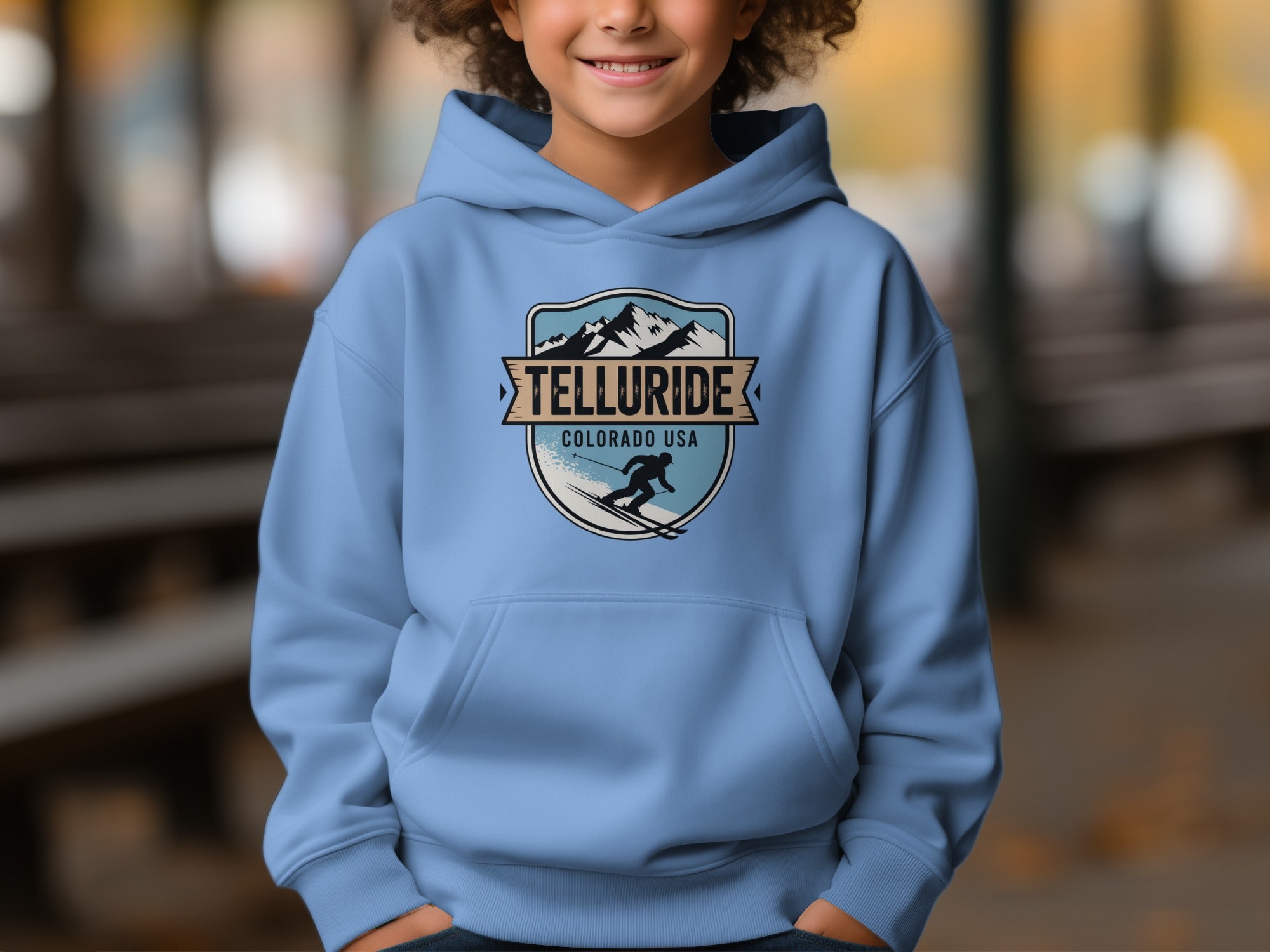Telluride Colorado USA Ski Destination Hoodie