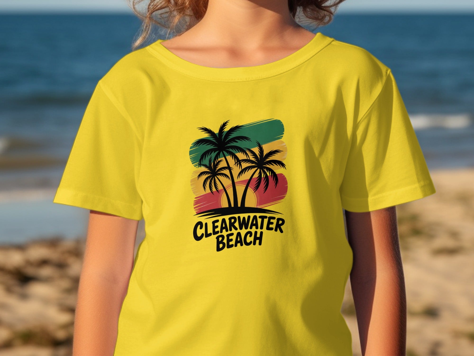 Clearwater Beach Tropical Graphic T-shirt product