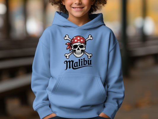 Malibu Pirate Skull Graphic Hoodie product