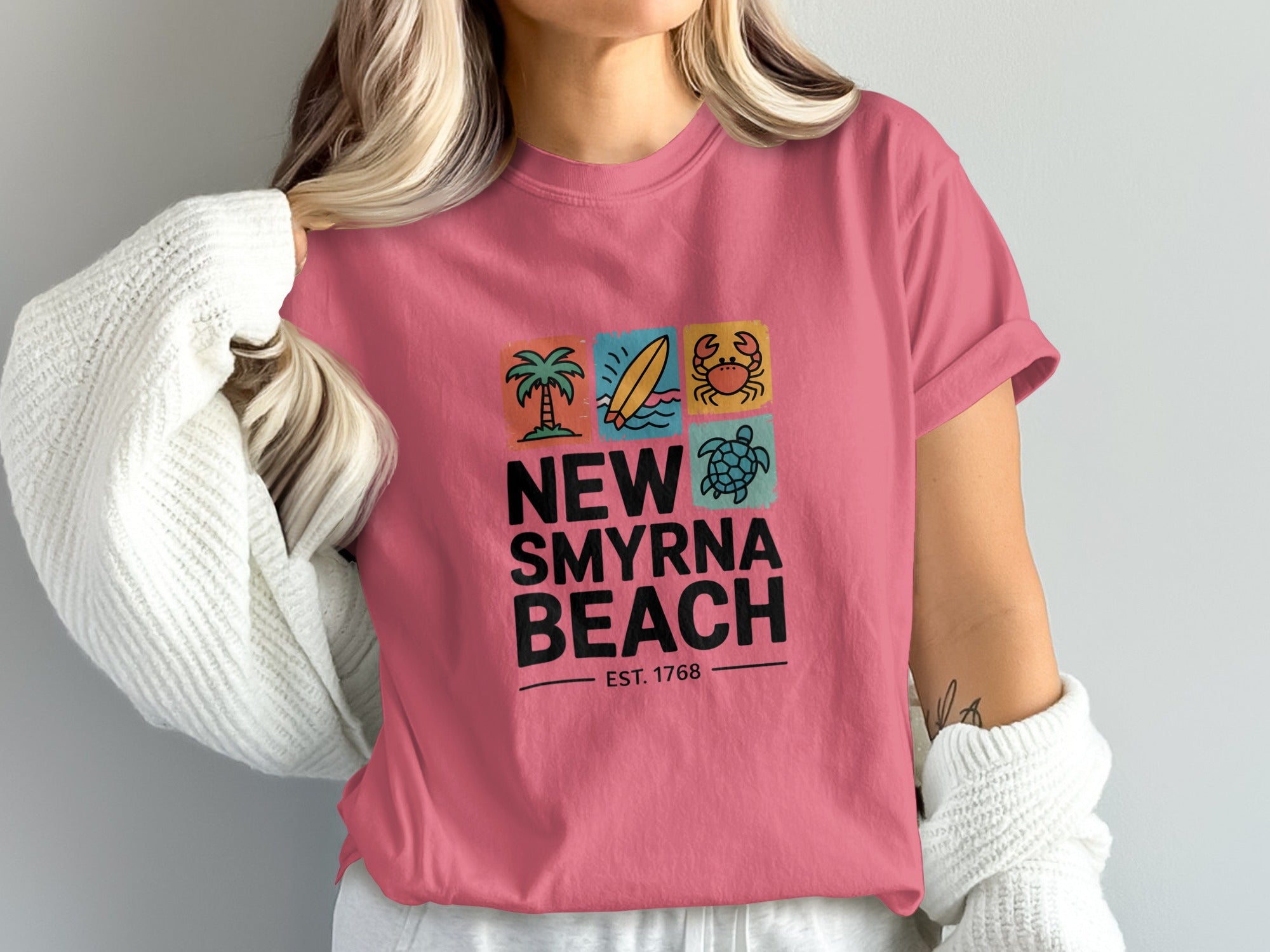 New Smyrna Beach EST 1768 Graphic Tee product