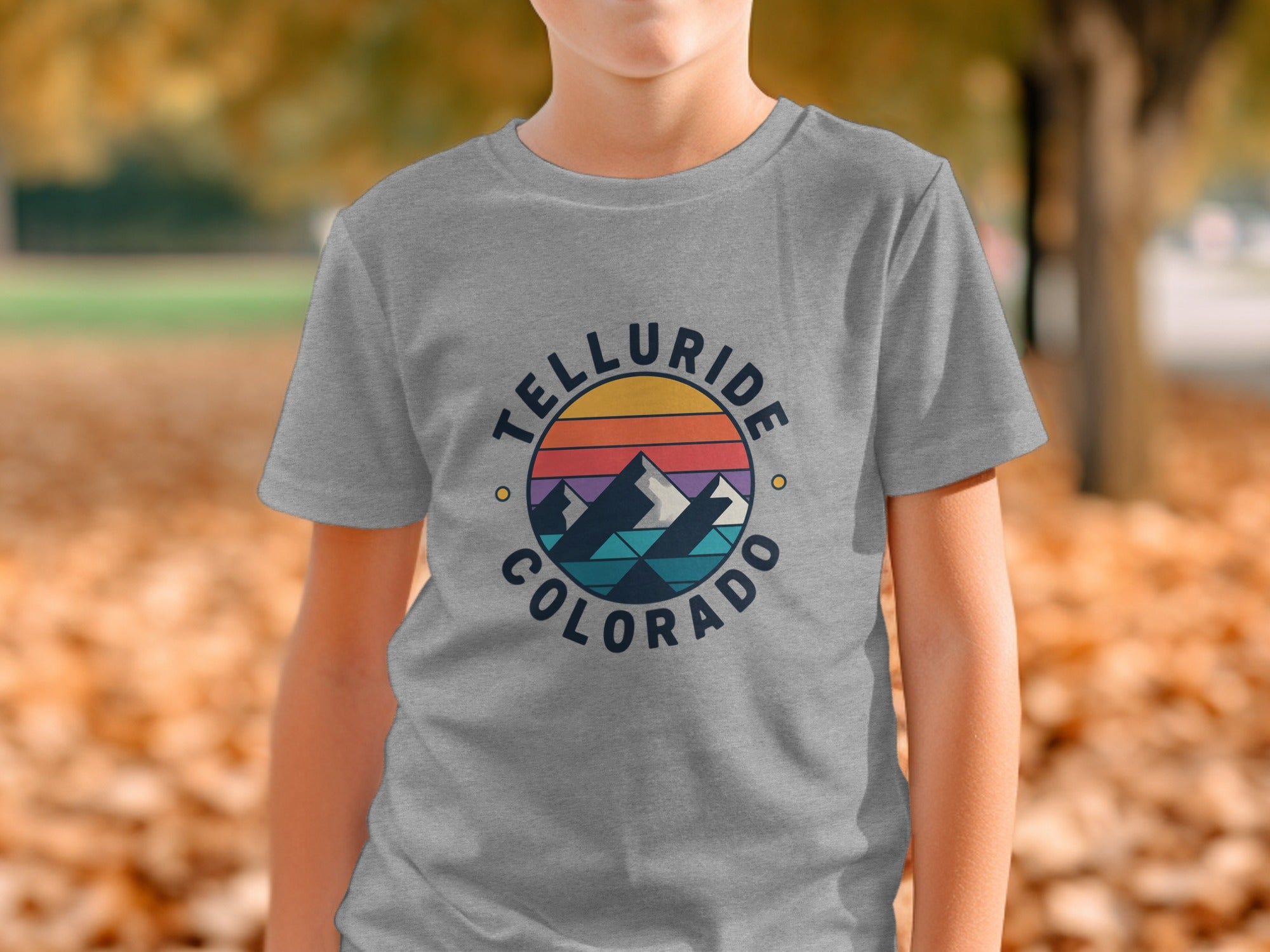 Telluride Colorado Sunset Mountains Design Shirt
