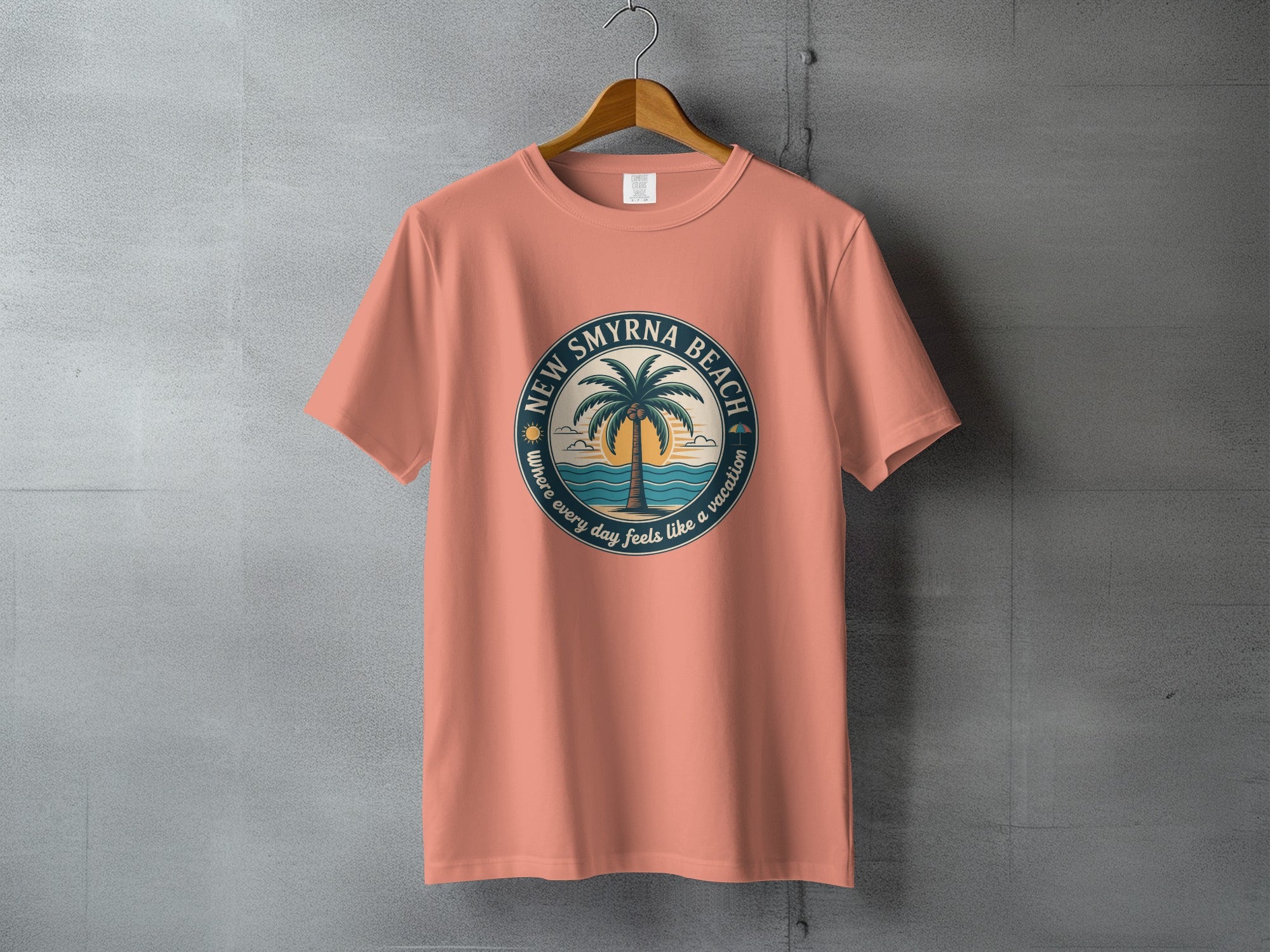 New Smyrna Beach Graphic Design T-Shirt product type
