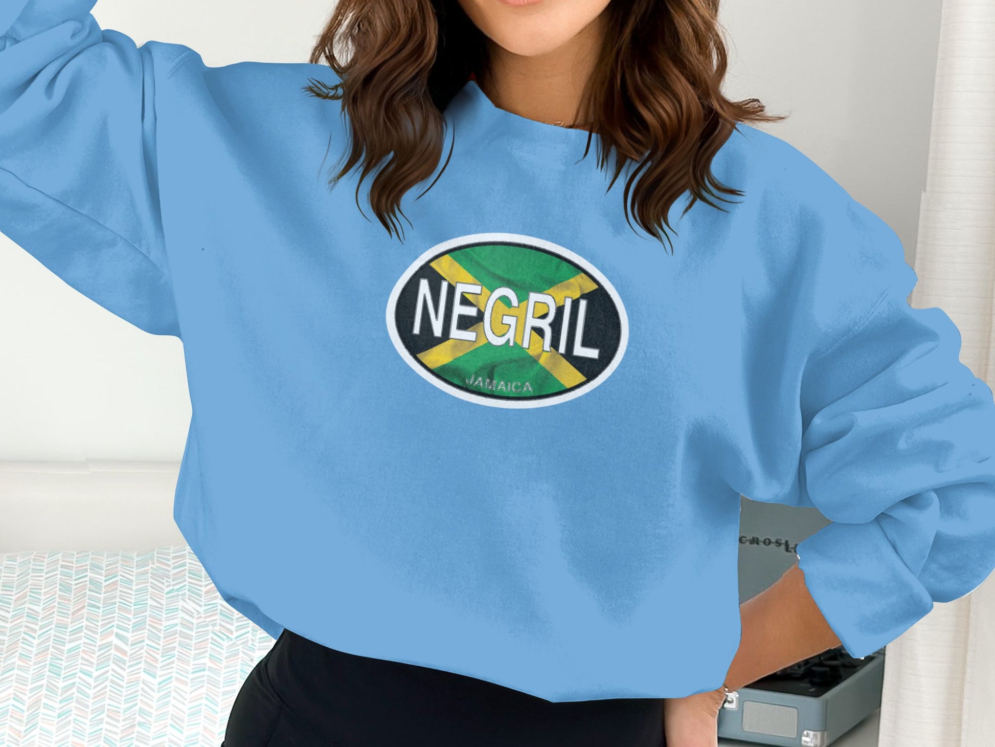 Negril Womens Sweatshirt Sport Grey