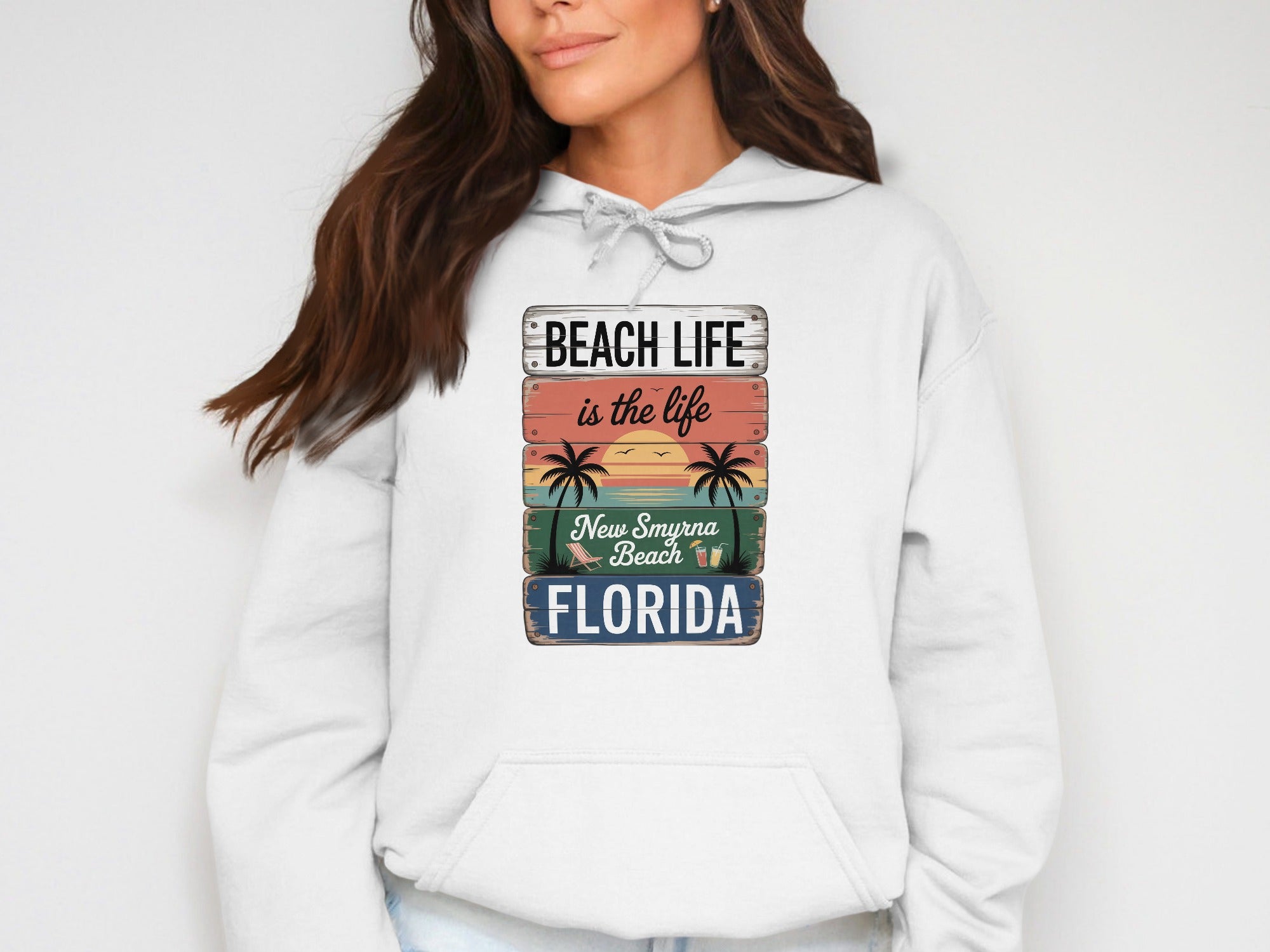 Beach Life New Smyrna Beach Florida sweatshirt product type
