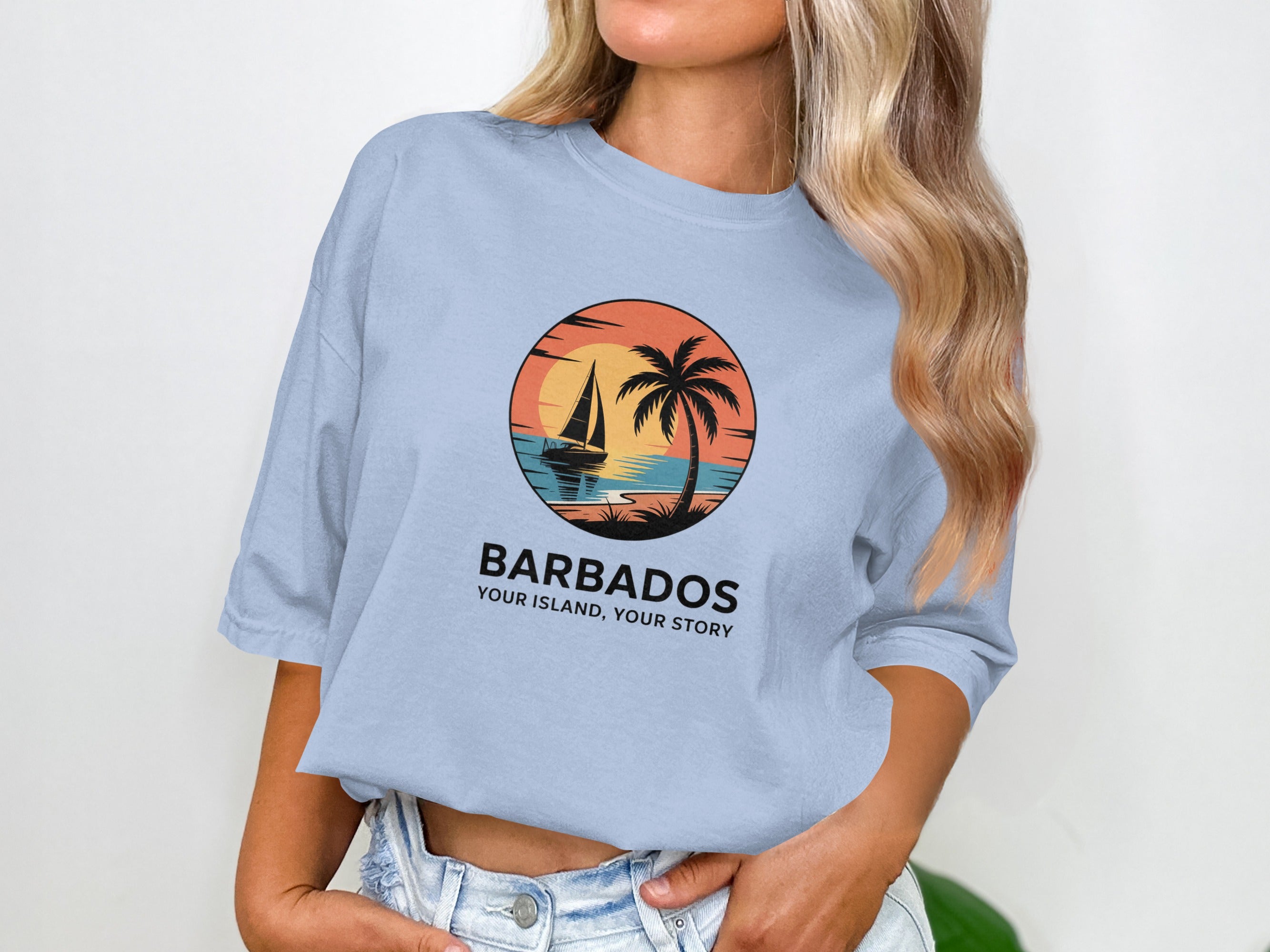 Barbados Your Island Your Story print t-shirt product type