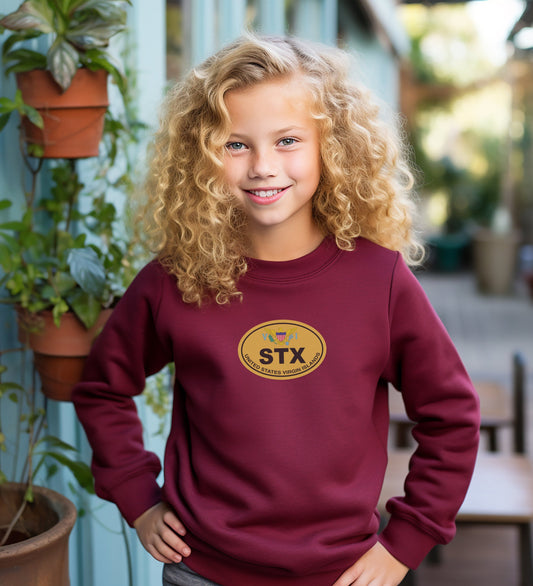 STX Emblem Burgundy Youth Sweatshirt Product